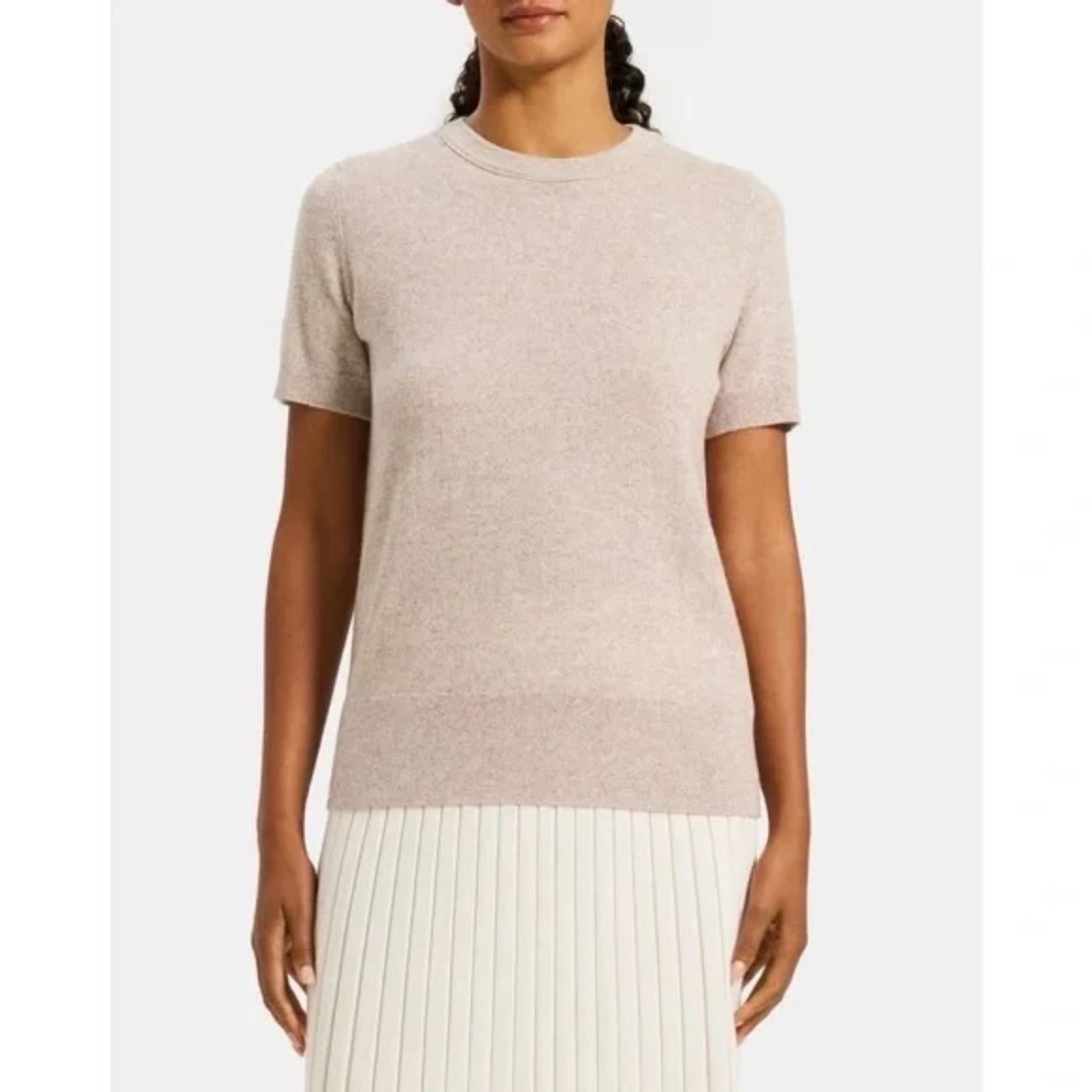 Theory short sale sleeve sweater