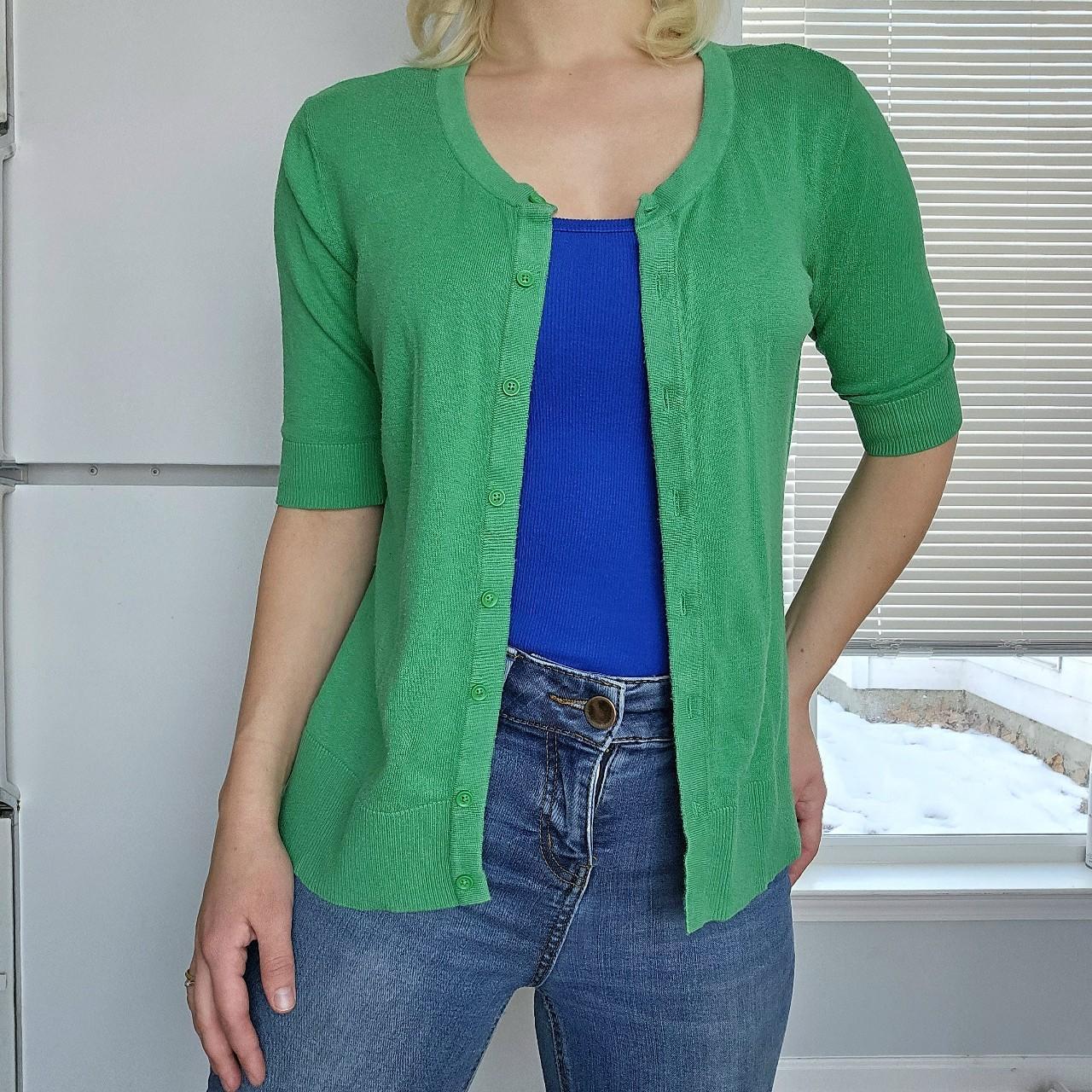 Kelly green clearance cardigan sweater womens