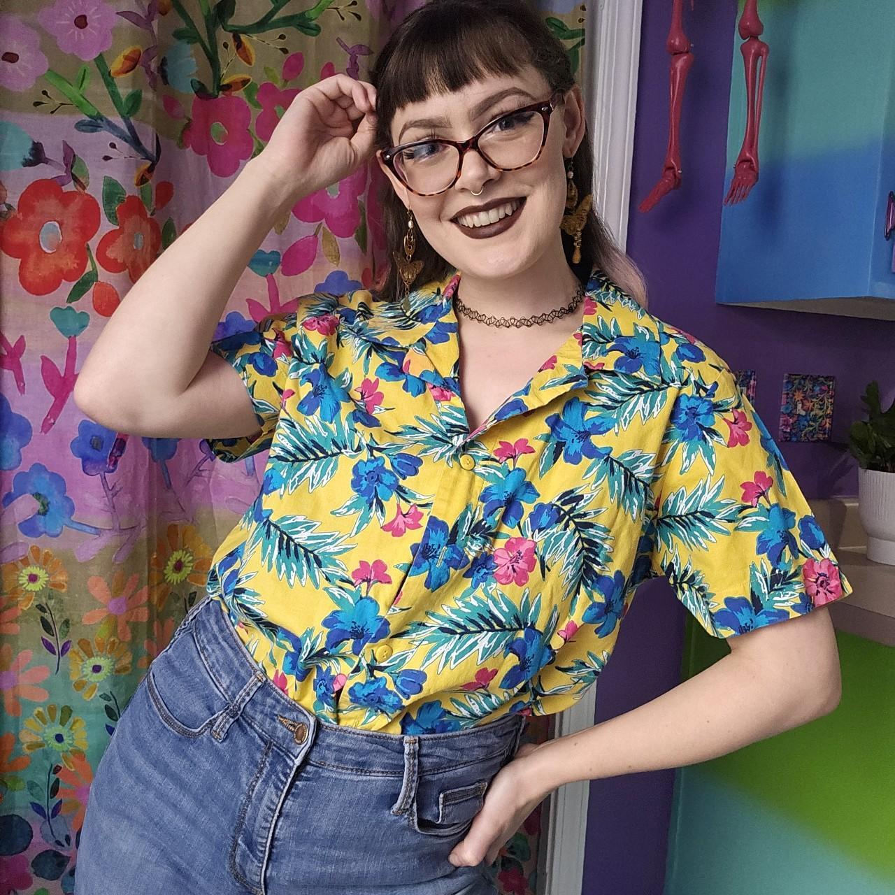 Basic Editions Women's Shirt - Yellow - M – Basic… - image 1