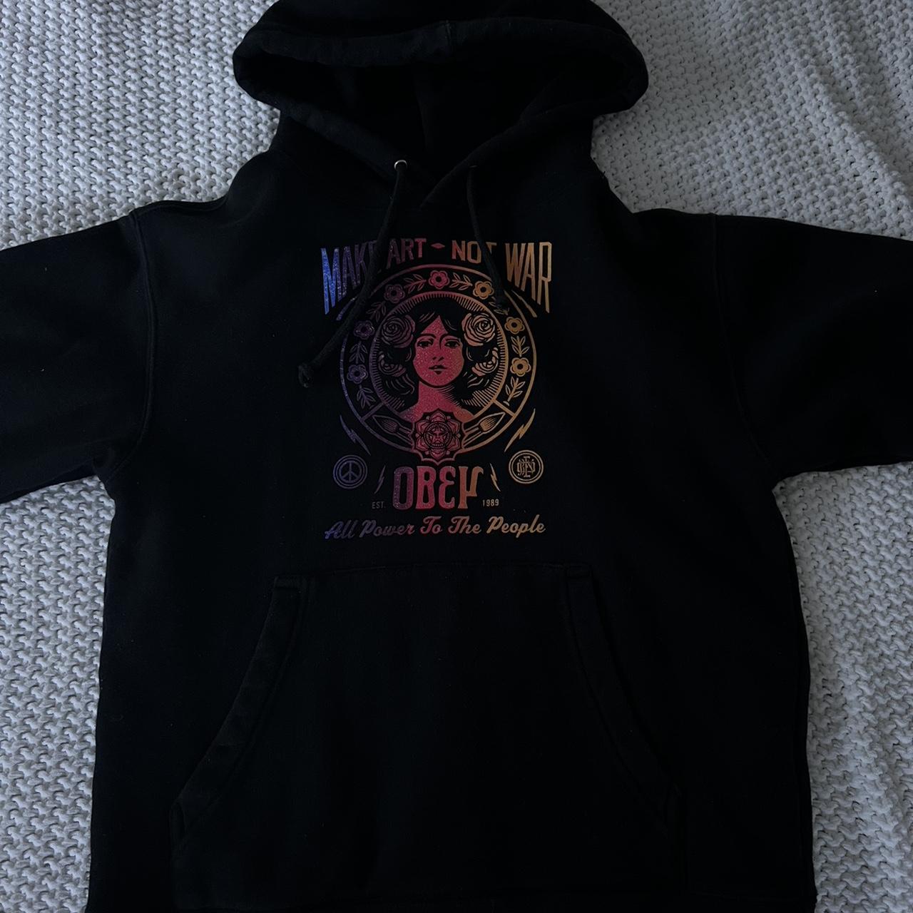 “Make art not war” OBEY hoodie #streetwear #skater