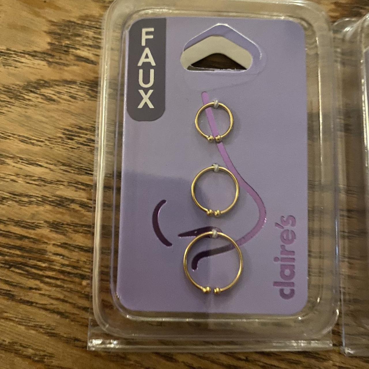 Claire's Magnetic Nose Jewelry Claires False Nose Stud Cubic