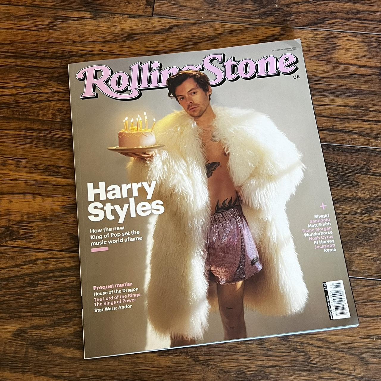 Harry Styles on the cover of Rolling Stone UK.