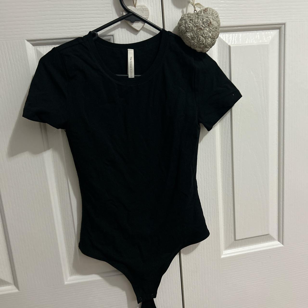 Black tshirt bodysuit from Aritzia. Size S... Depop
