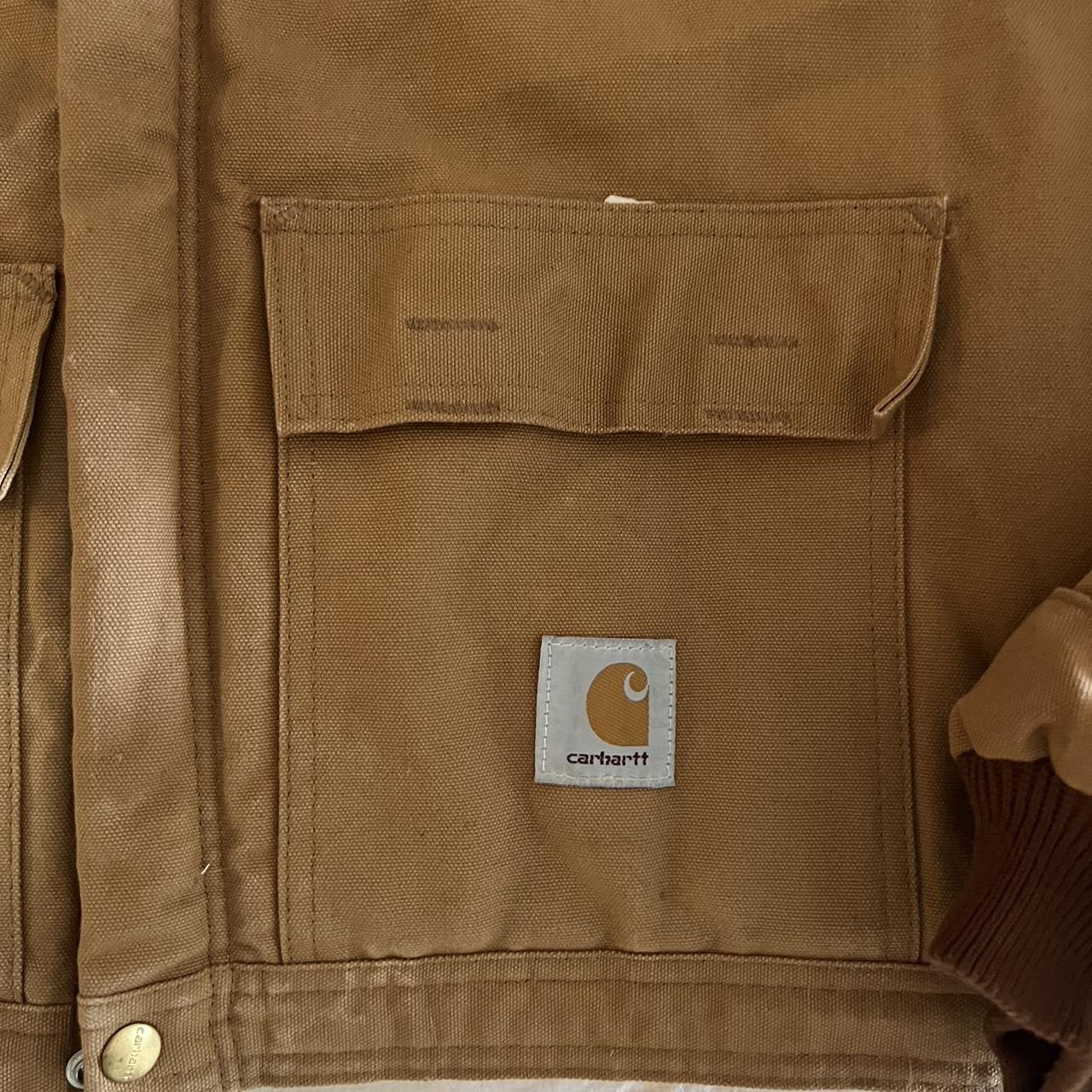 Vintage cropped Carhartt jacket! Zipper is non... Depop