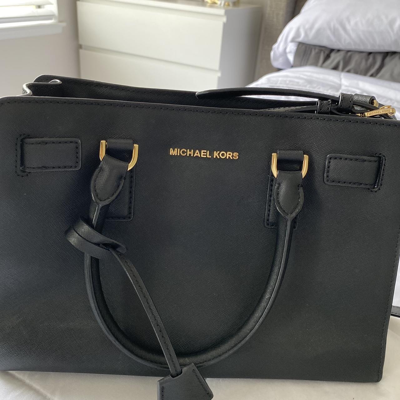 Michael Kors MK Kenly Large Logo Tote Bag - Sherbert - Depop