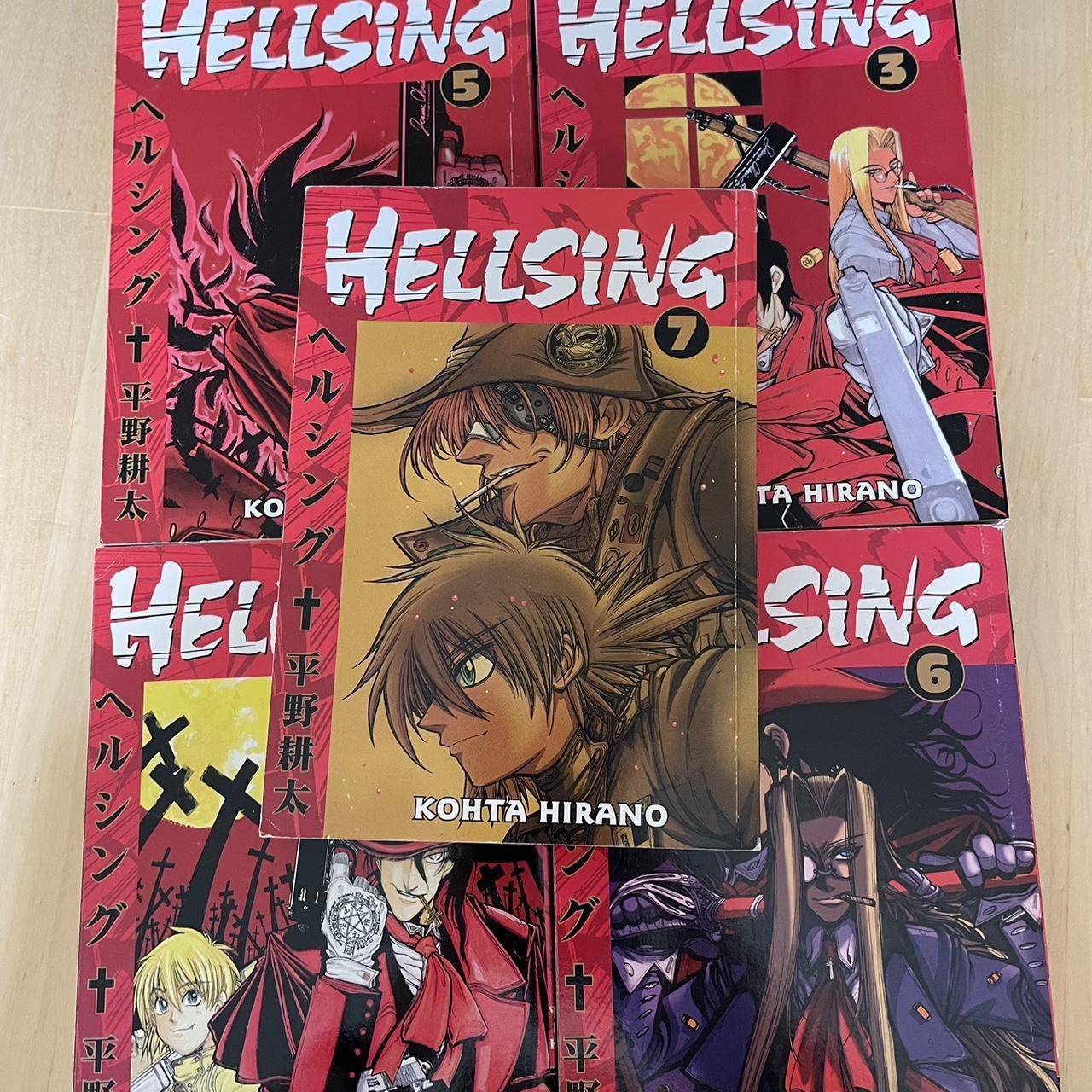 Hellsing manga. Very old so major yellowing and a... - Depop