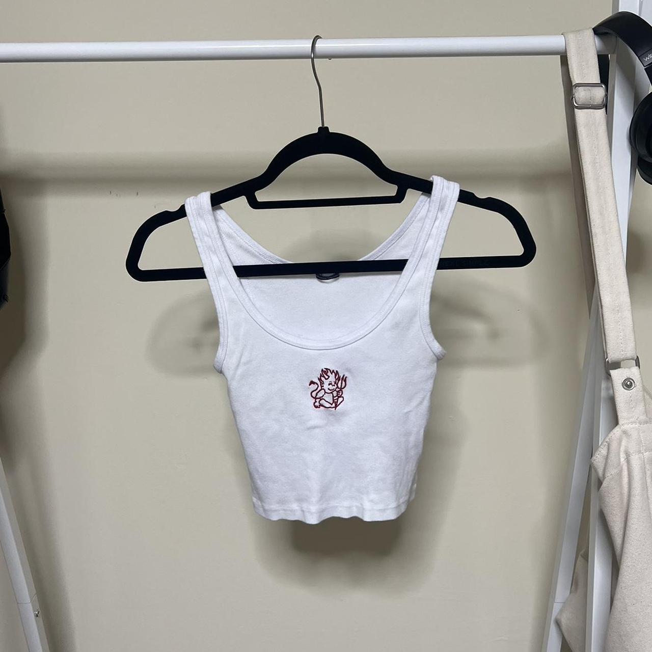 Brandy Melville baby devil tank one size but fits... Depop