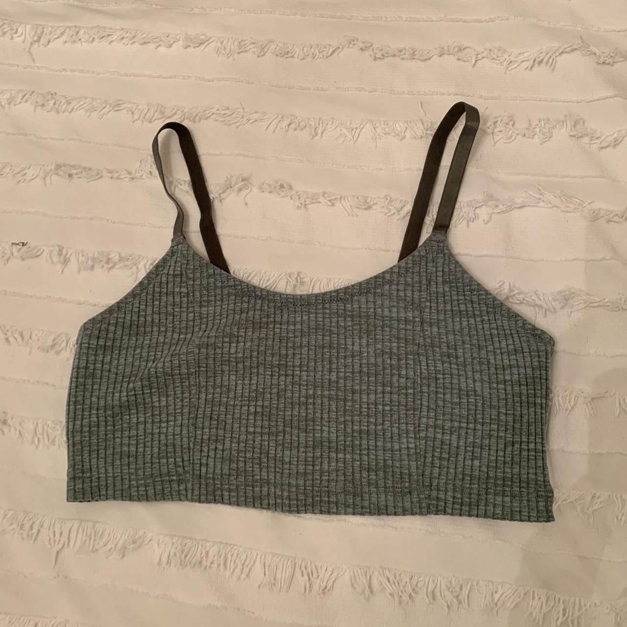 Aerie bralette/tank Teal/green color Built in... - Depop