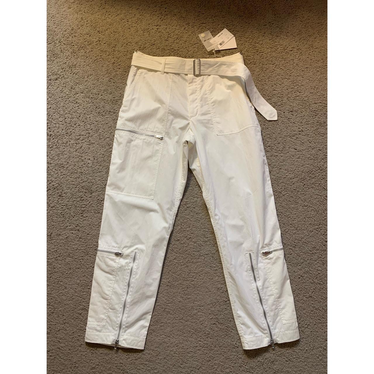 parachute center zip pants helmut lang Helmut Lang Cotton