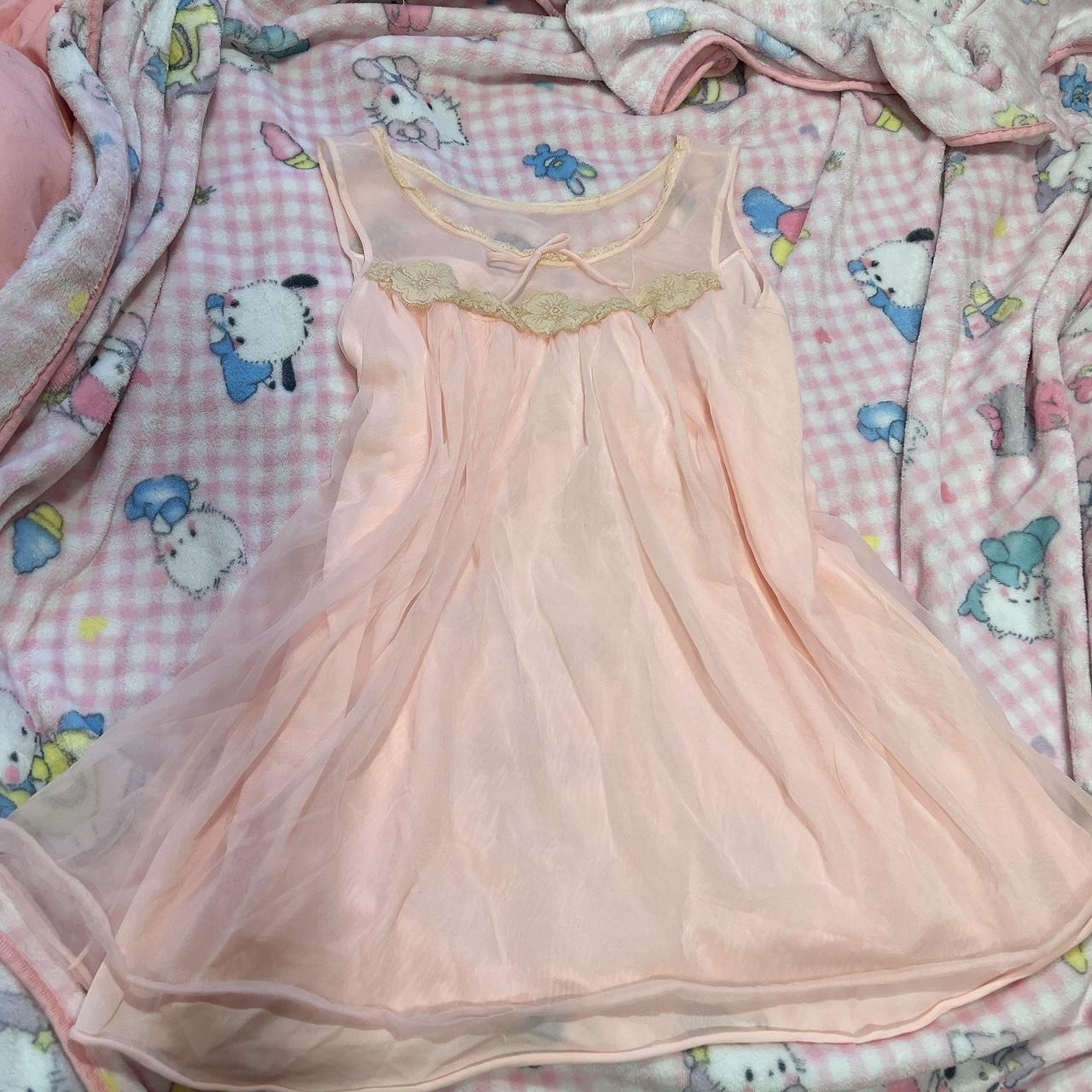 Cutest vintage babydoll nightgown top no tag i Depop