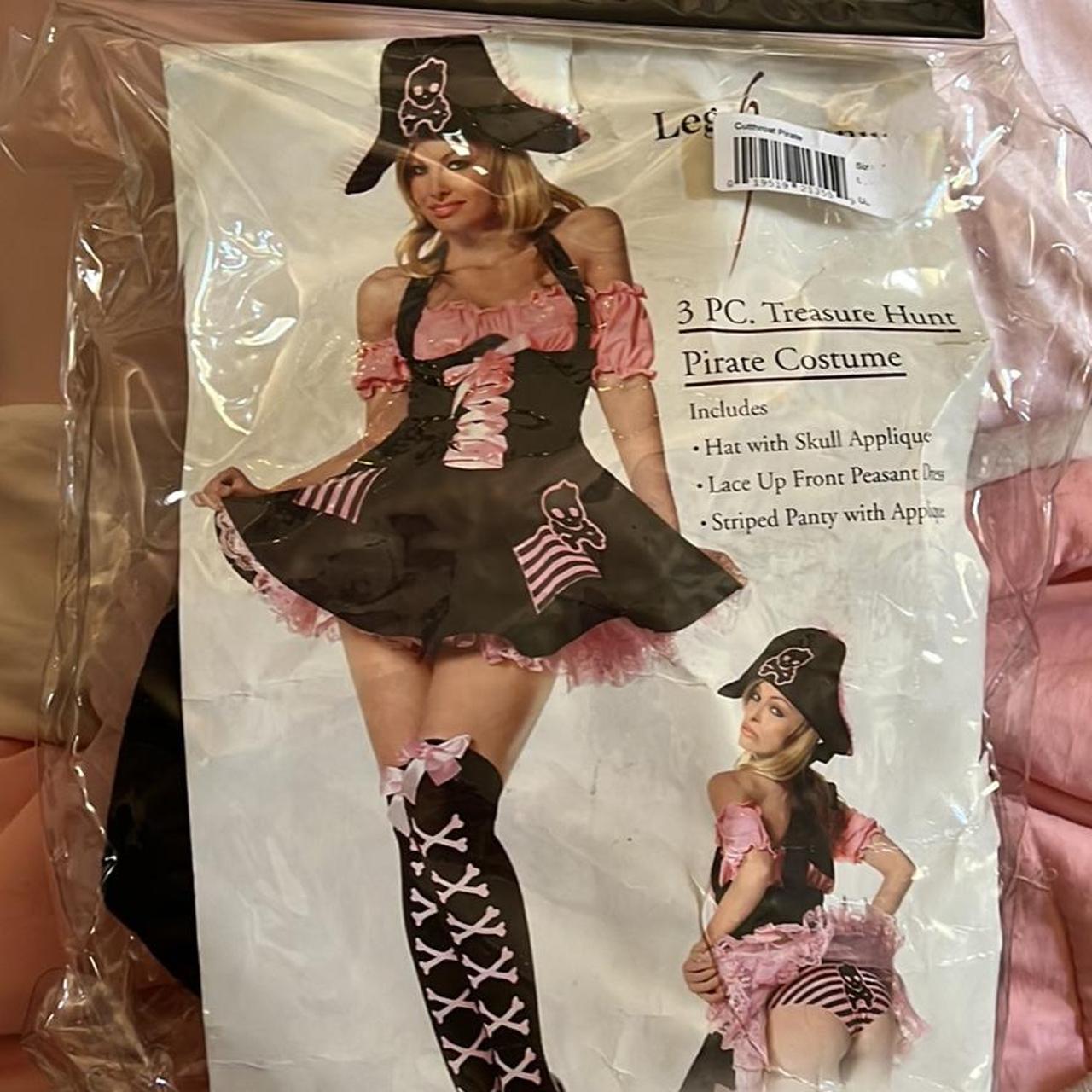 Repop, leg avenue pink pirate with... Depop