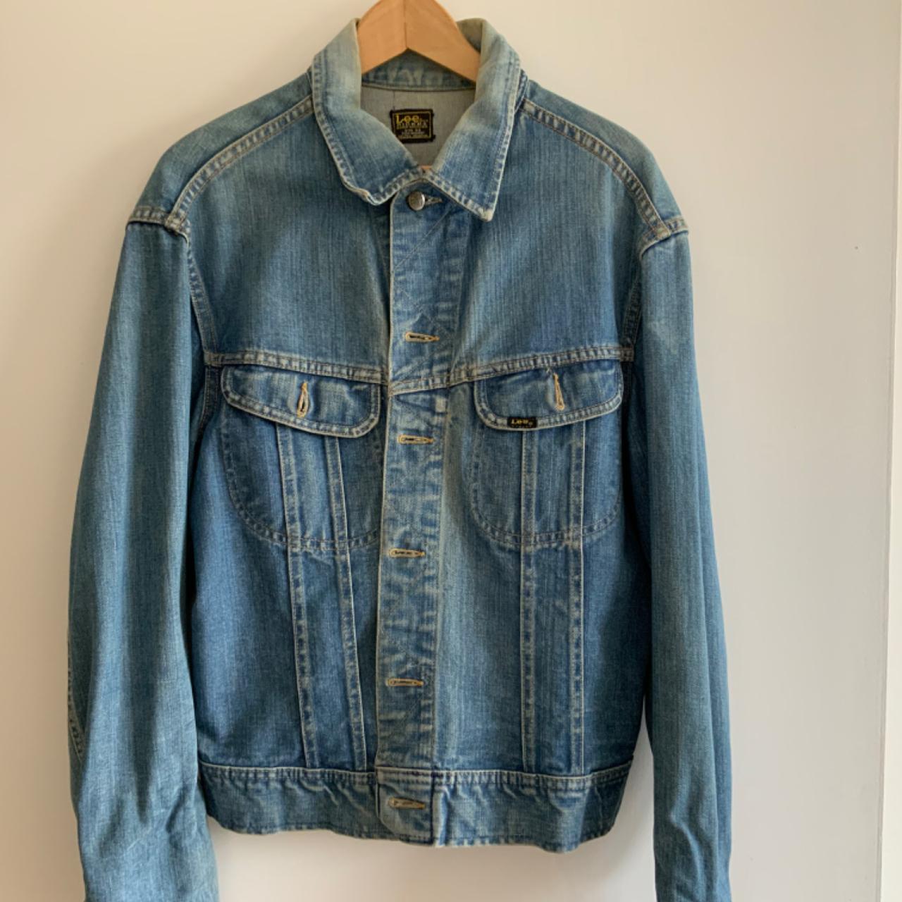 Vintage Lee Denim Jacket | Size 44 | Worn, Good... - Depop