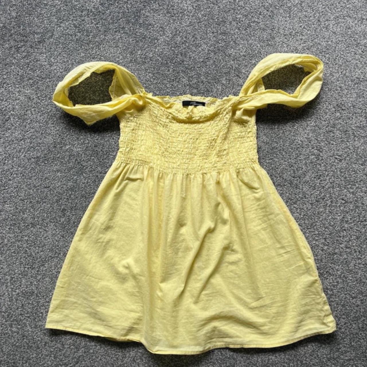 Yellow Jane Norman y2k babydoll Super