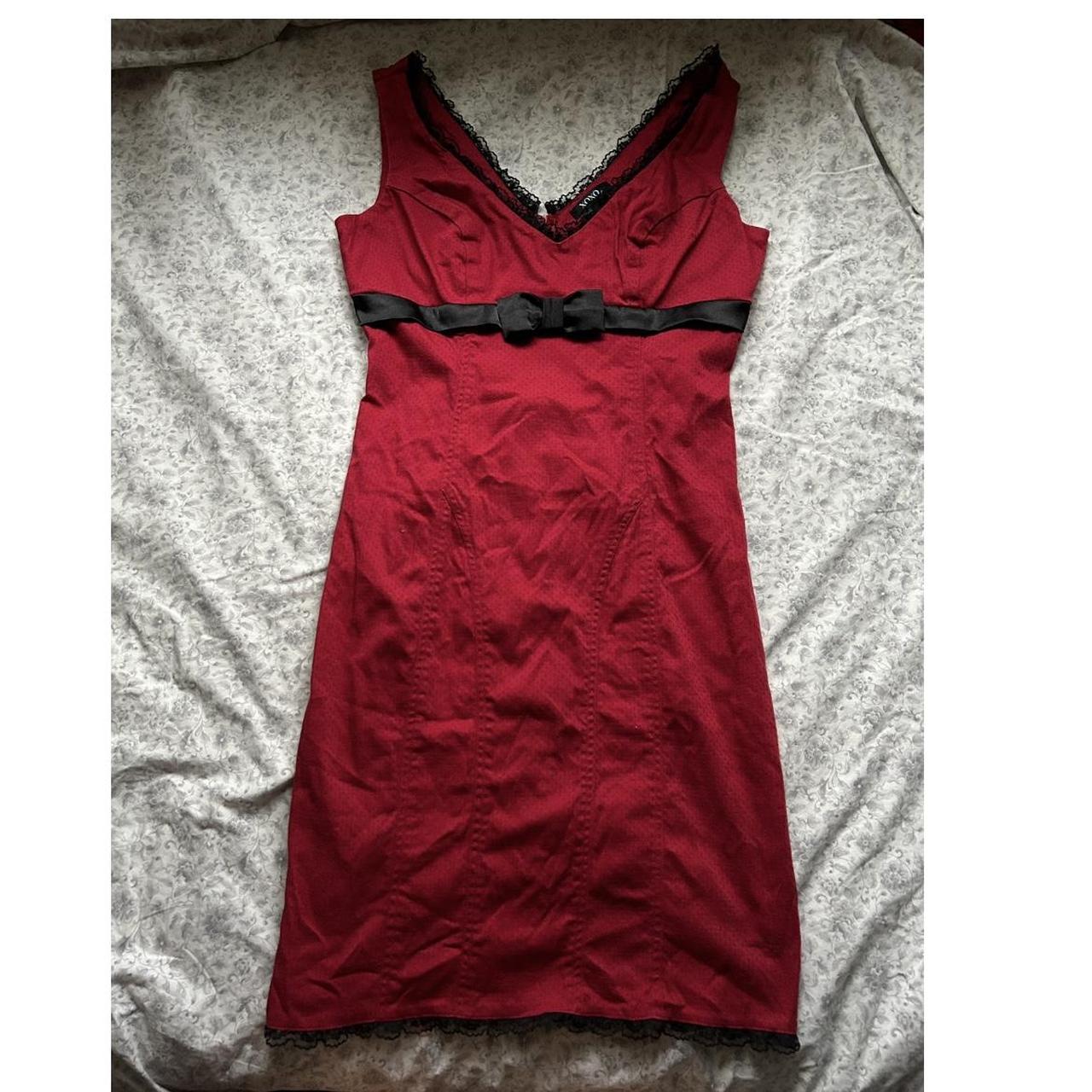 Sleeveless xoxo red outlet mini dress