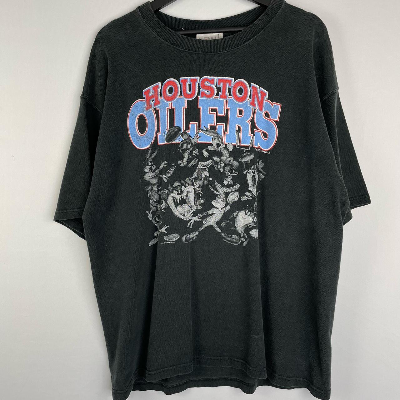 1993 90s Vintage Houston Oilers NFL Football Sports - Depop