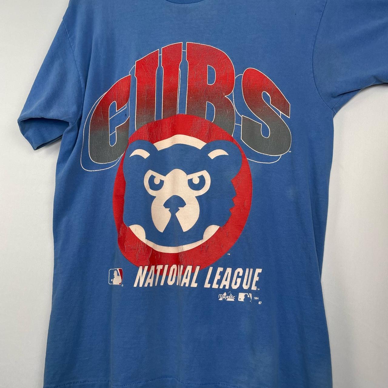 Vintage 1994 Chicago Cubs 3/4 tshirt XL Vintage - Depop