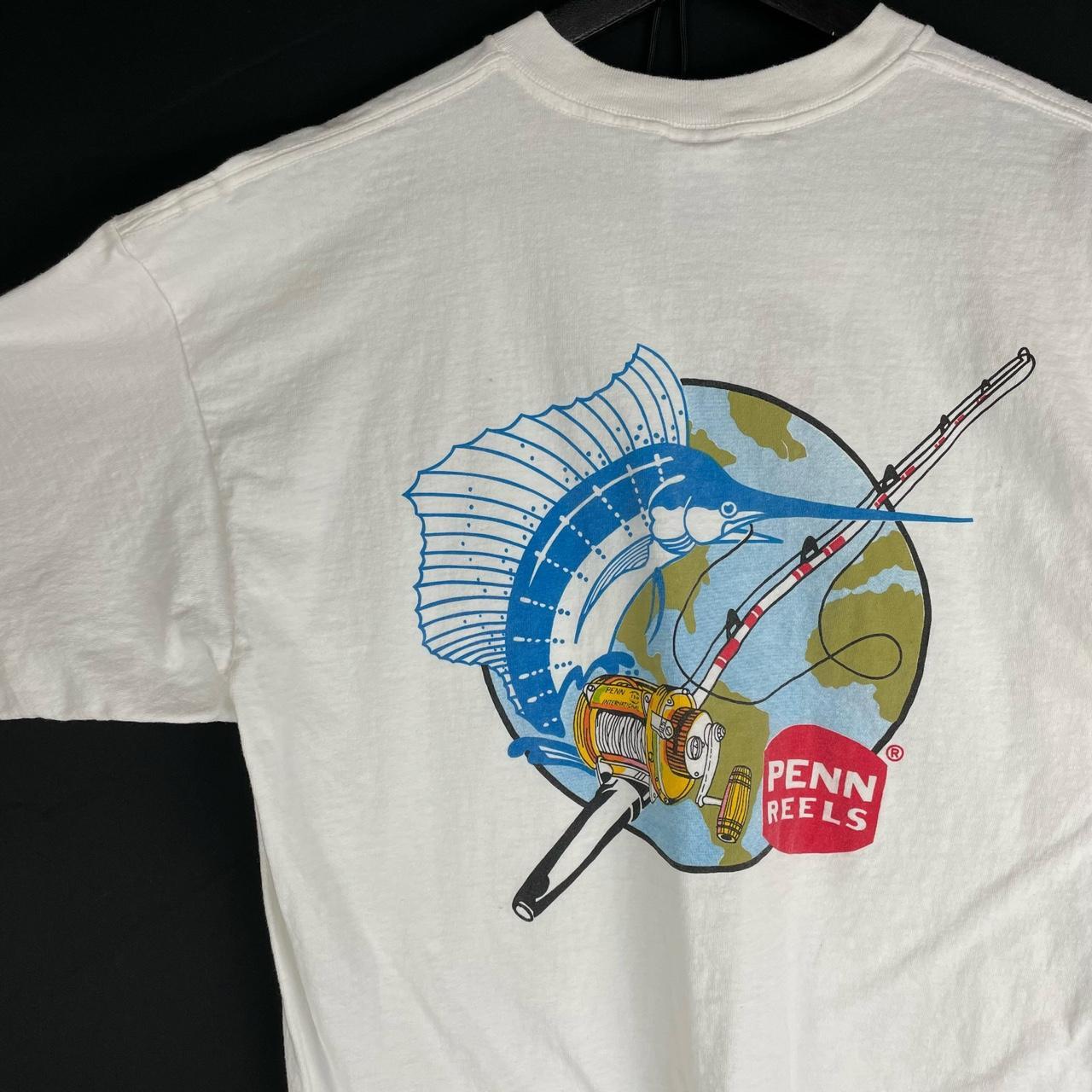 Penn Fishing Gear Reel Rod T-shirt Tee Shirt Gift Cotton Hipster Best  Quality - AliExpress
