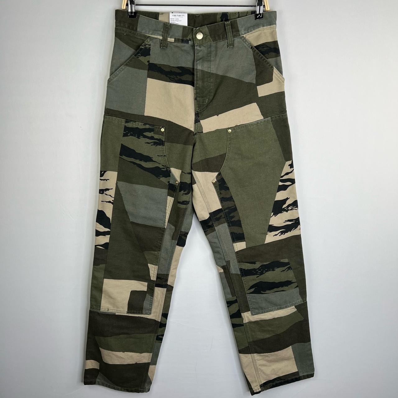 00s Carhartt Double Knee Camo Pants WORK IN PROGRESS | Depop