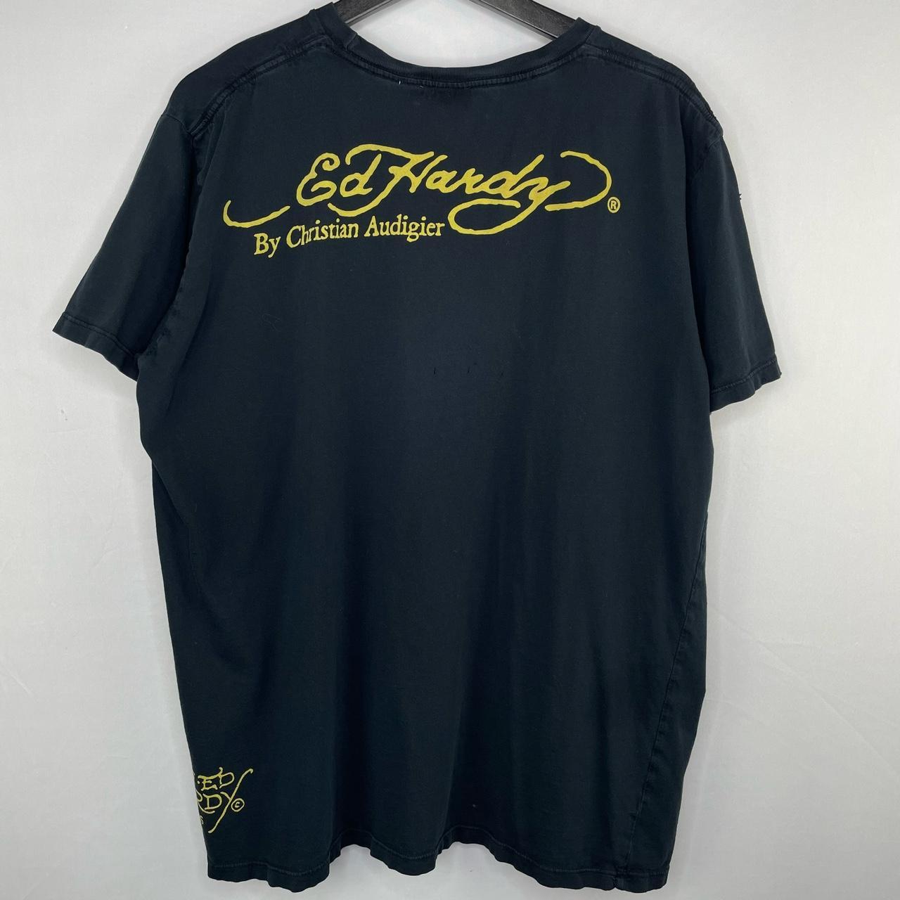 Ed Hardy★Motor Cycle Club Tシャツ 00s Ed Hardy Christian Audigier Biker Motorcycle New | Depop