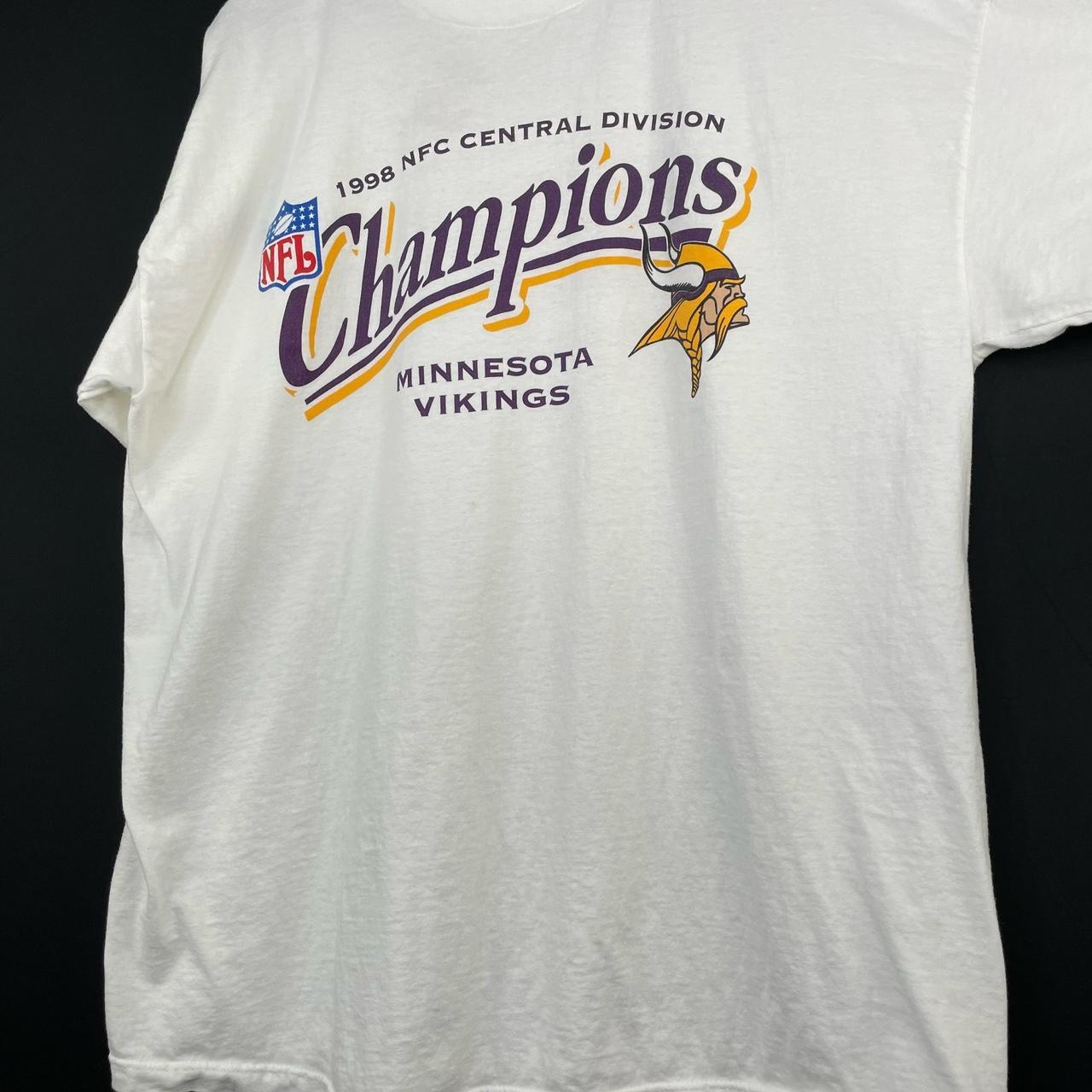 Vintage 1998 Minnesota Vikings Championship - Depop