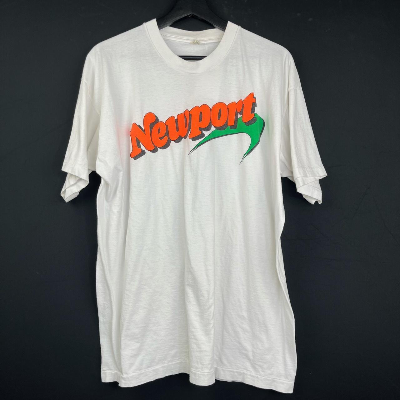 80s Newport Menthol Cigarettes Neon Colors On White... - Depop