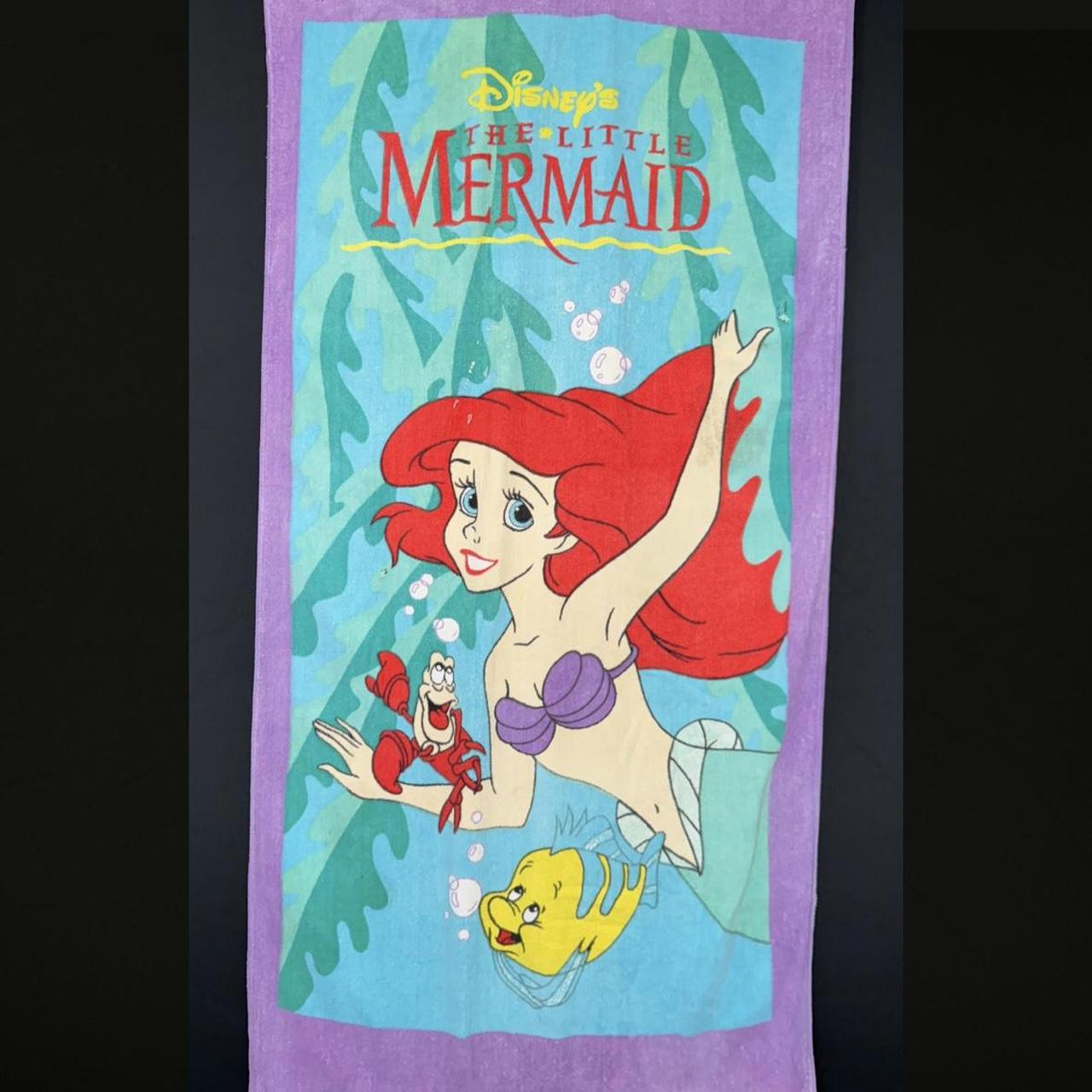 Vintage 1990s Disney “The 2024 Little Mermaid” Towel