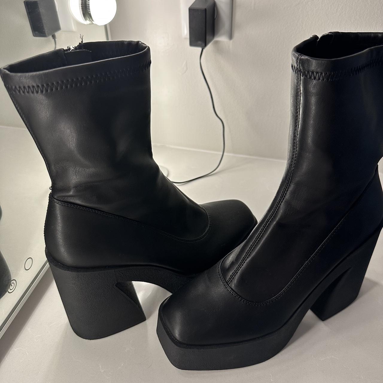 asos black ankle boots