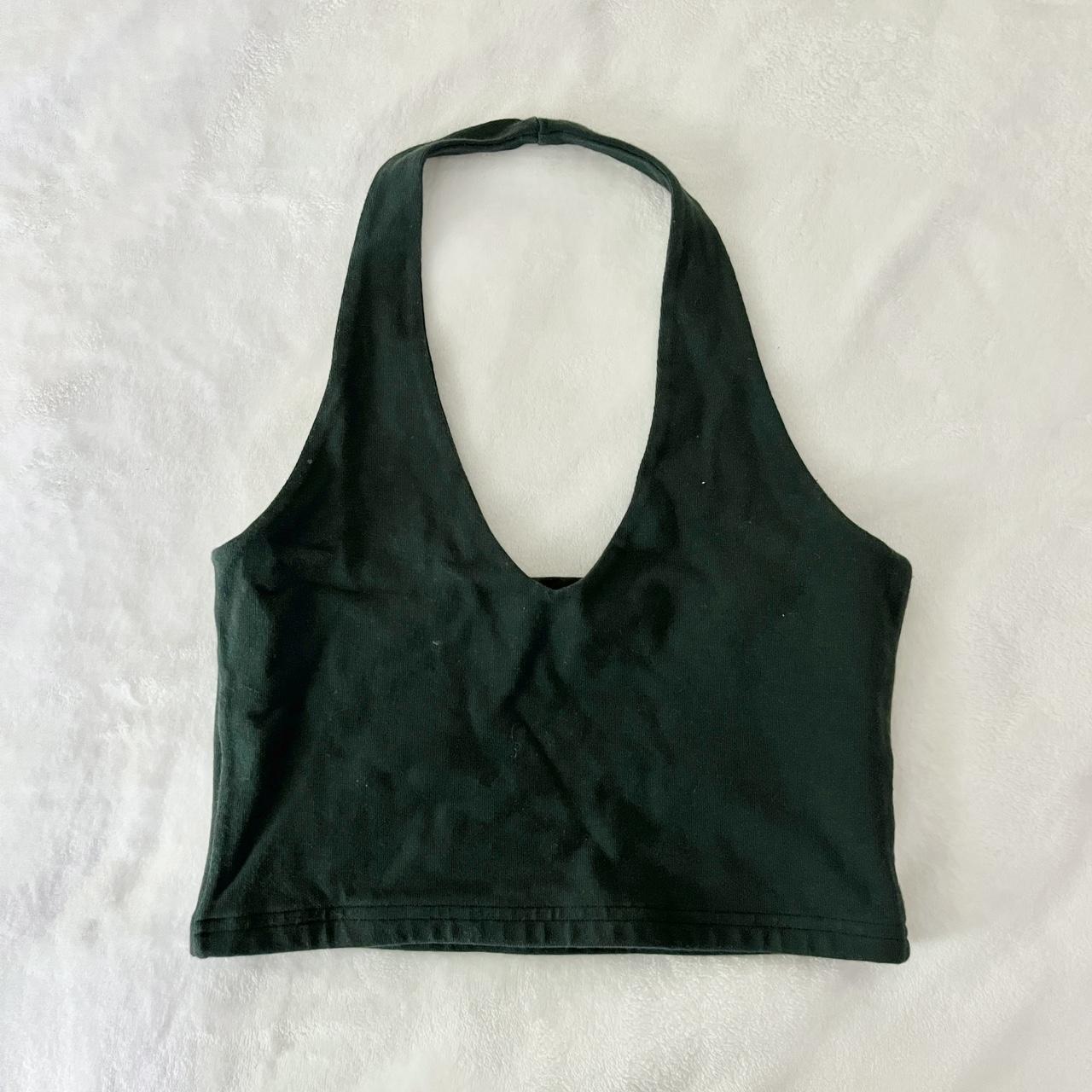 Brandy Melville Green Halter Top #brandymelville - Depop