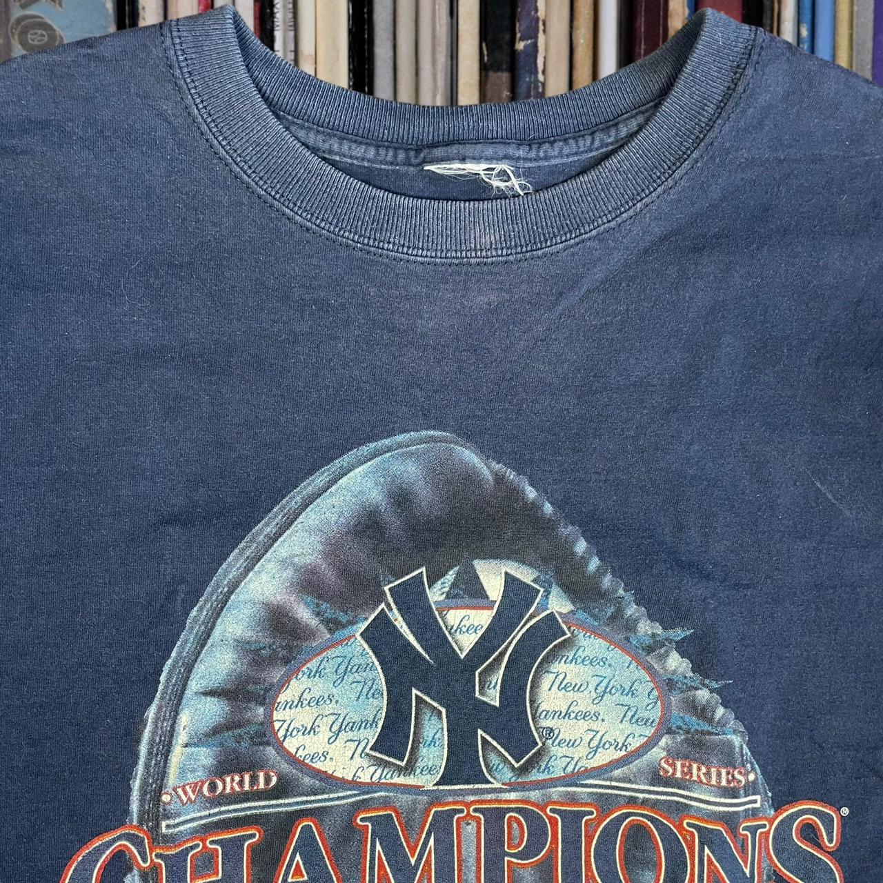 Vintage 1999 New York Yankees Jersey Custom Crop T - Depop