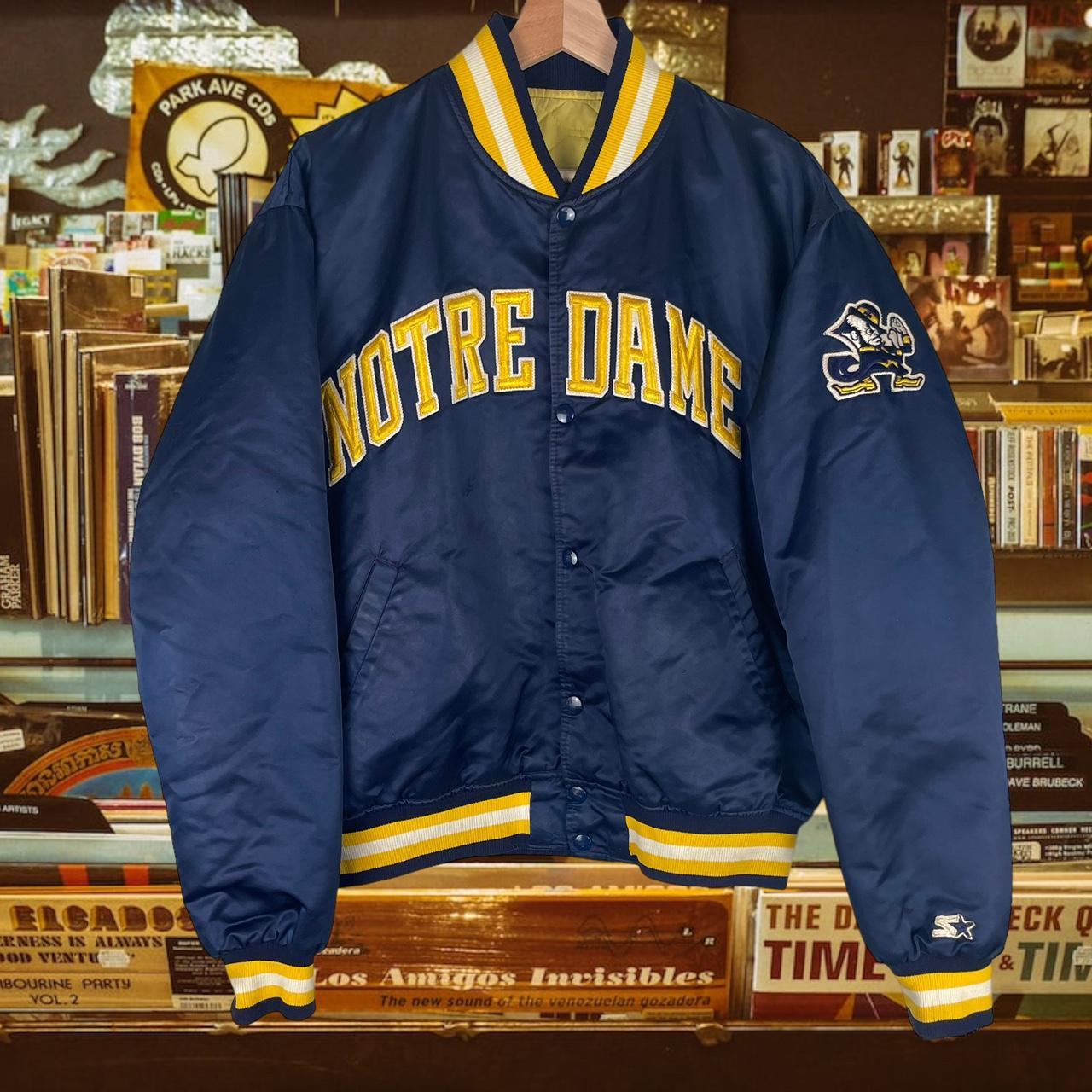 Notre dame hot sale varsity jacket