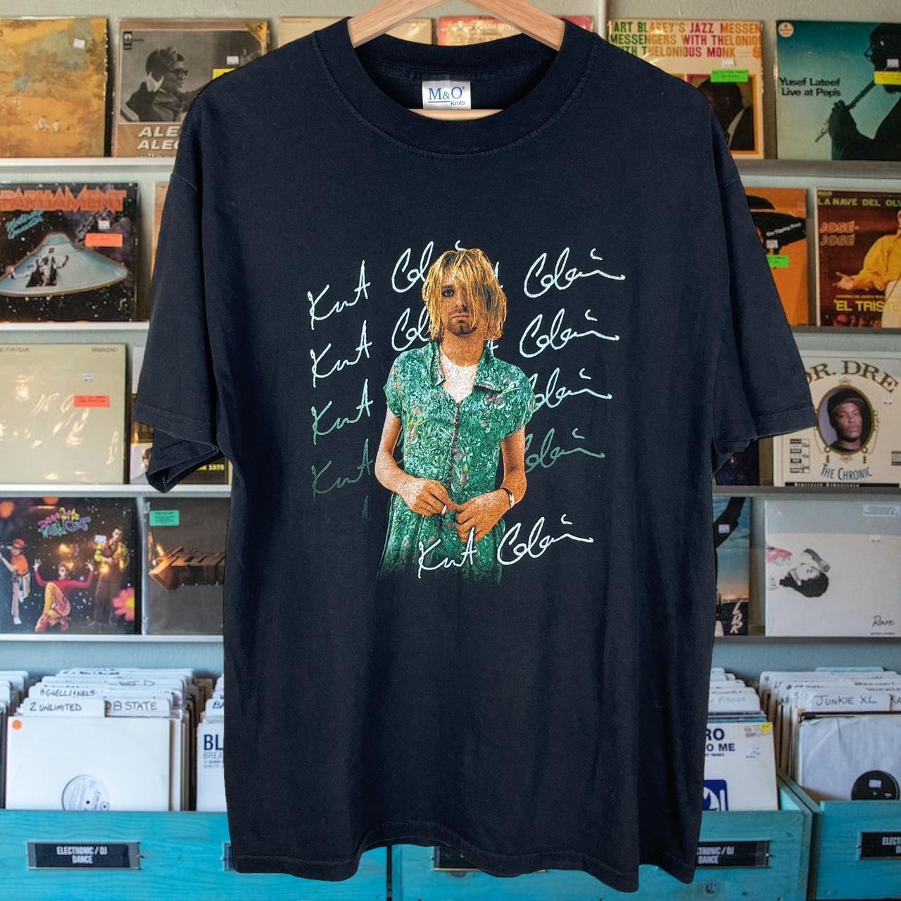 Y2K Vintage Kurt Cobain In Dress Grunge T Shirt Y2K | Depop