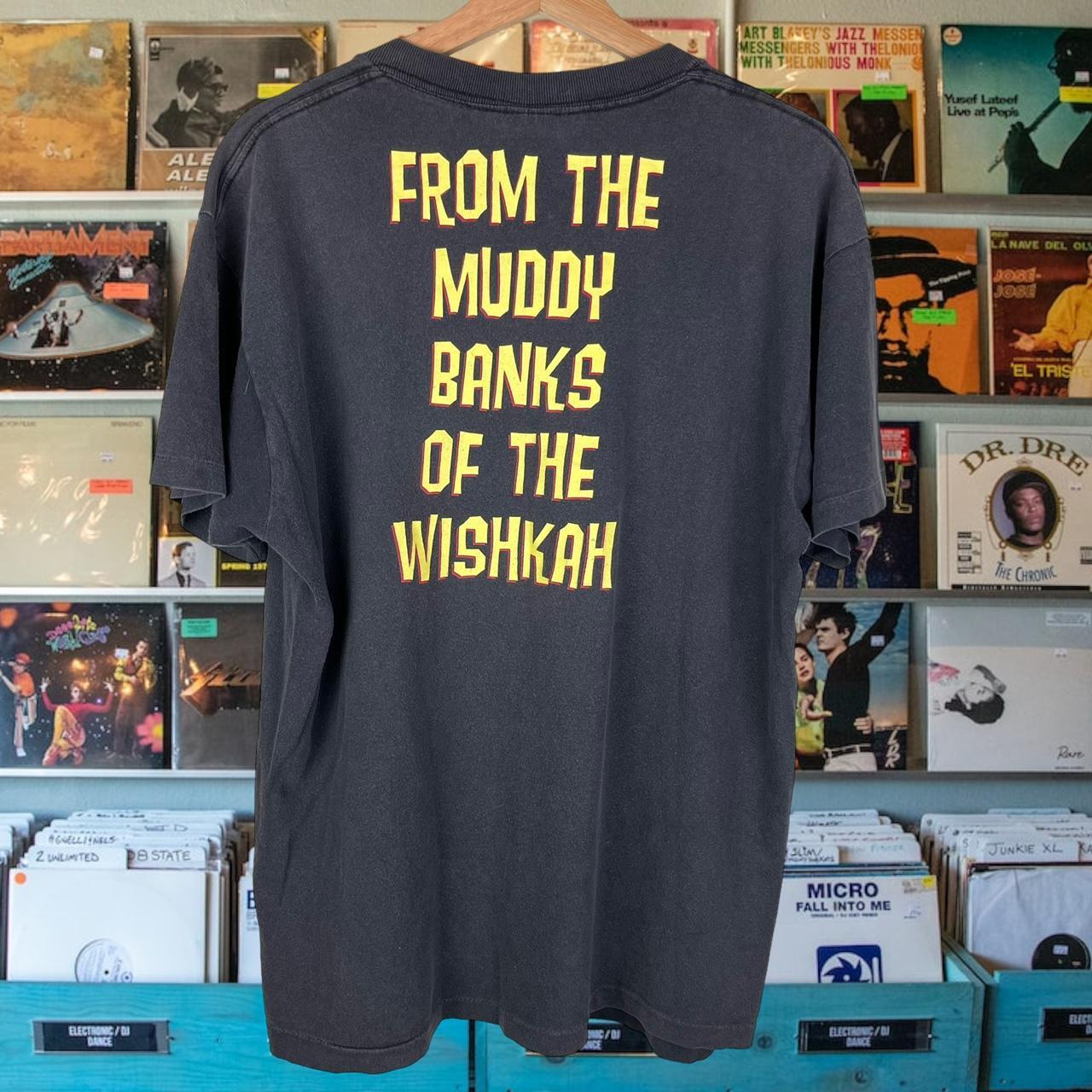 トップス NIRVANA FROM THE MUDDY BANKS NAVY TEE S) 1996 Nirvana Muddy Banks of the Wishkah Tee – The