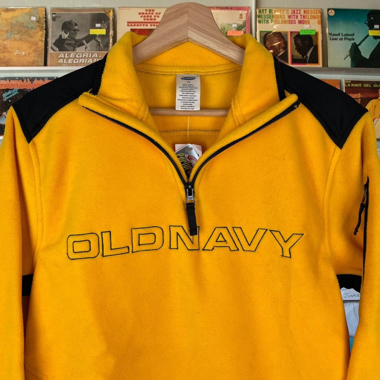 Old navy yellow outlet sweatshirt