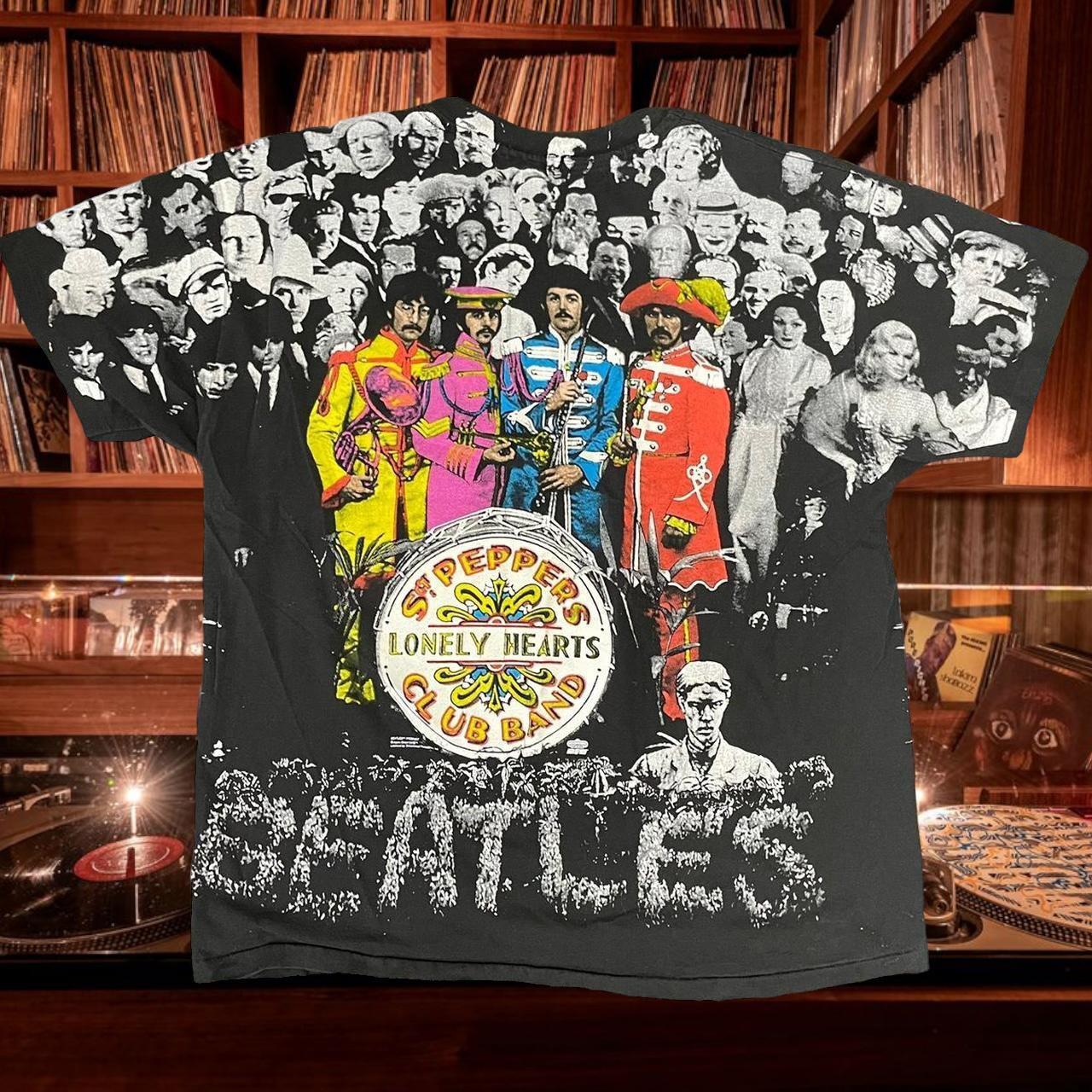 Vintage The Beatles AOP T Shirt All Over Depop