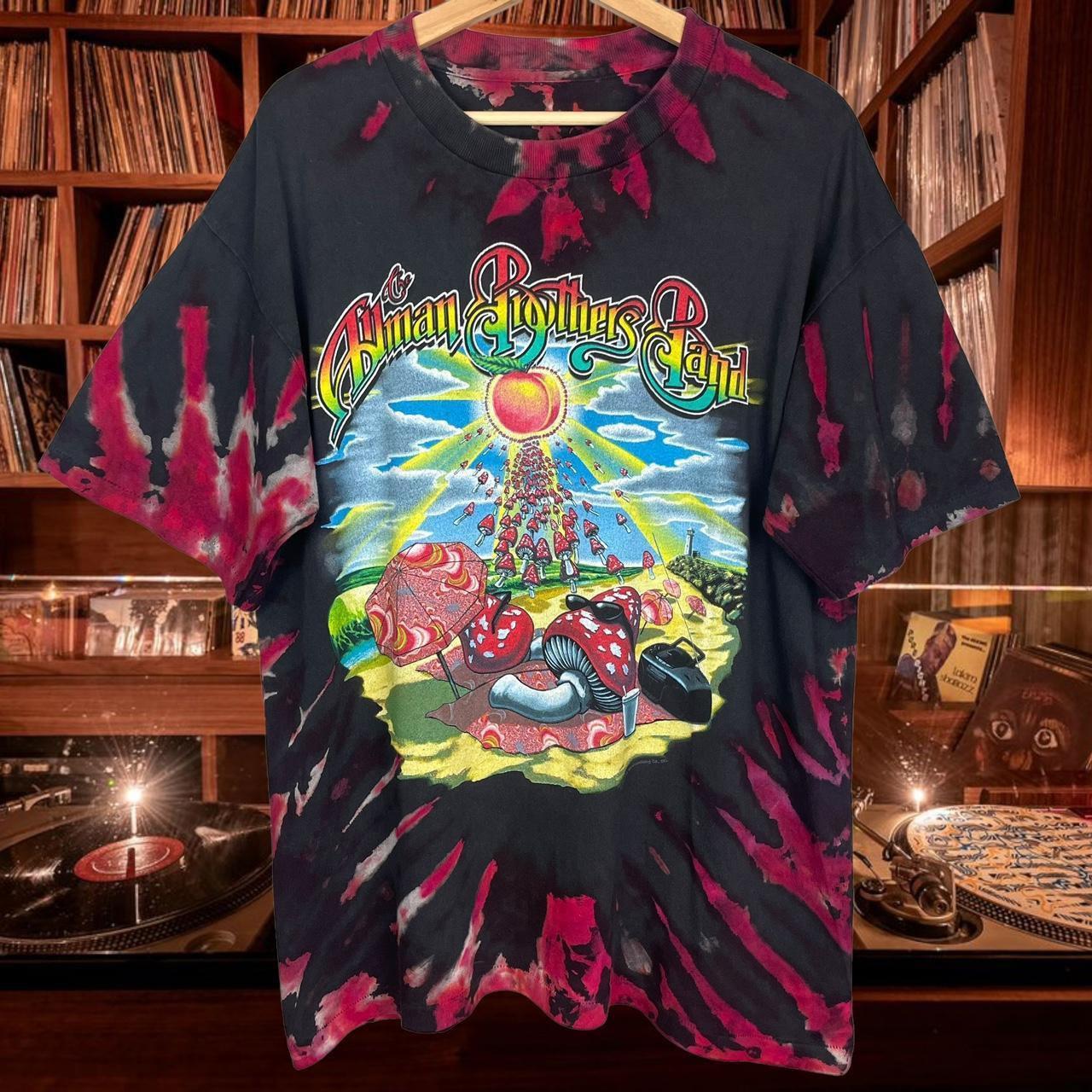 98年製!オールマン・ブラザーズ・バンド“98-ツアー”Tシャツ　黒　XL 98's The Allman Brothers Band L/S ツアーTシャツ