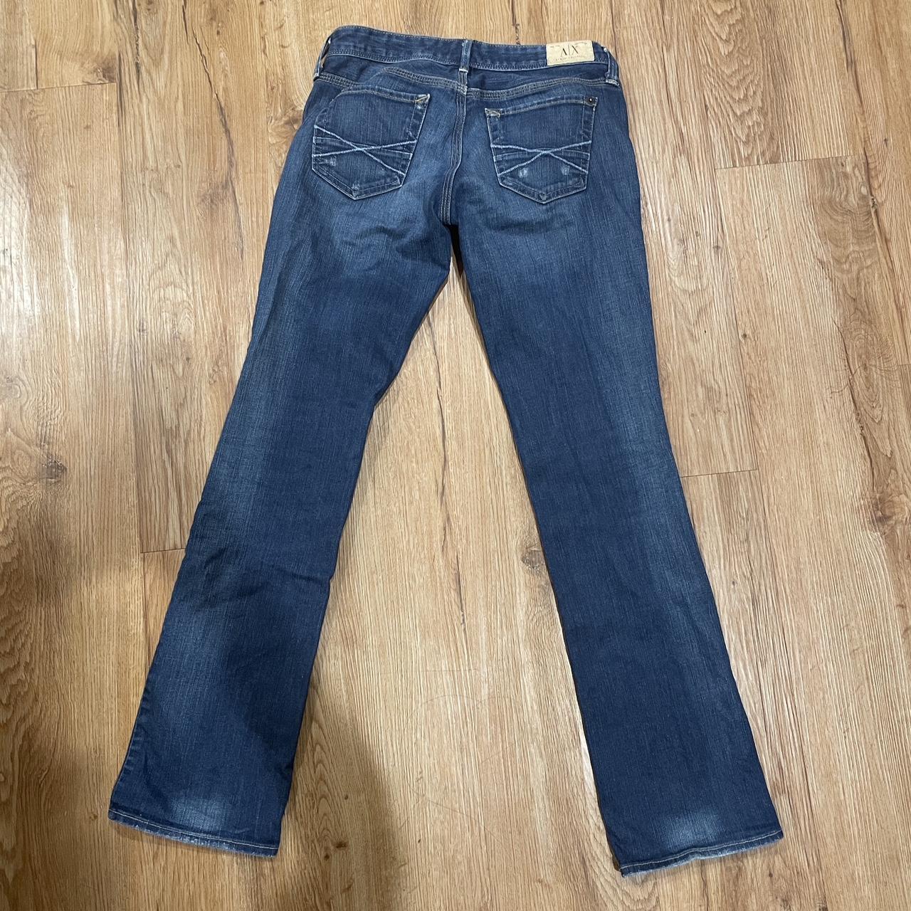 Armani Exchange Women's Navy Jeans | Depop