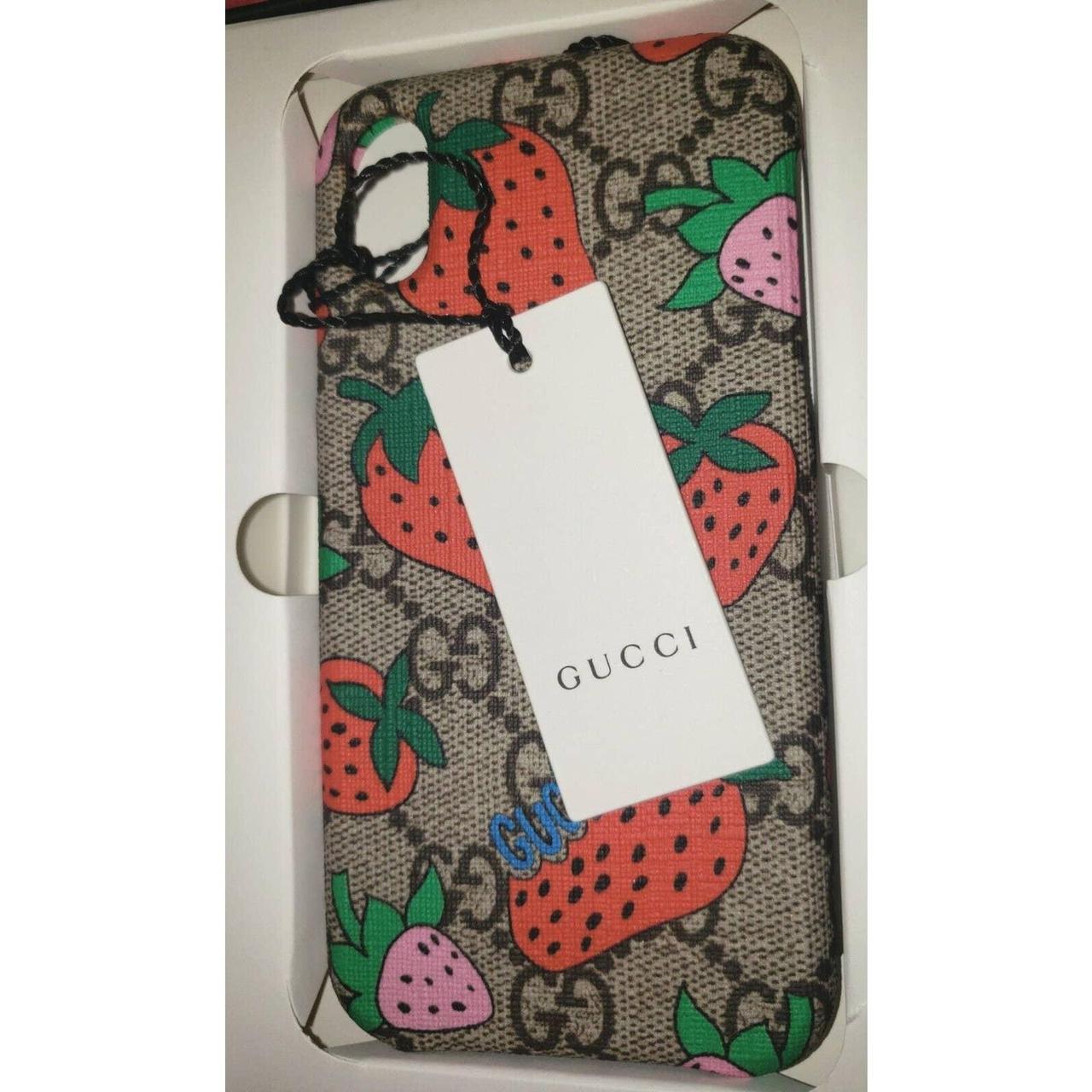 GUCCI Strawberry iPhone XR Case Est. Retail Price - Depop