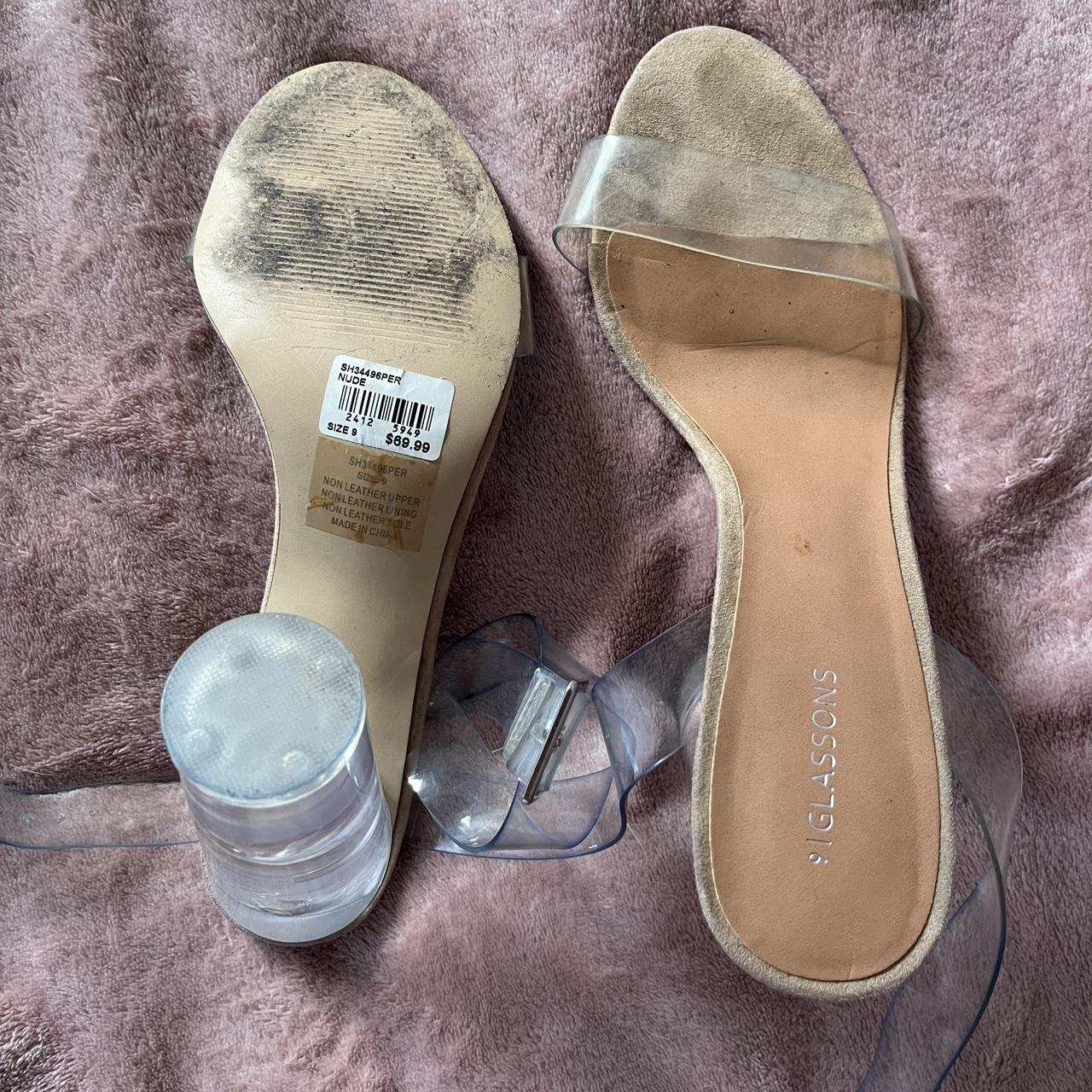 Fab clear block heels from Glassons. Worn 2 or 3 times. Depop
