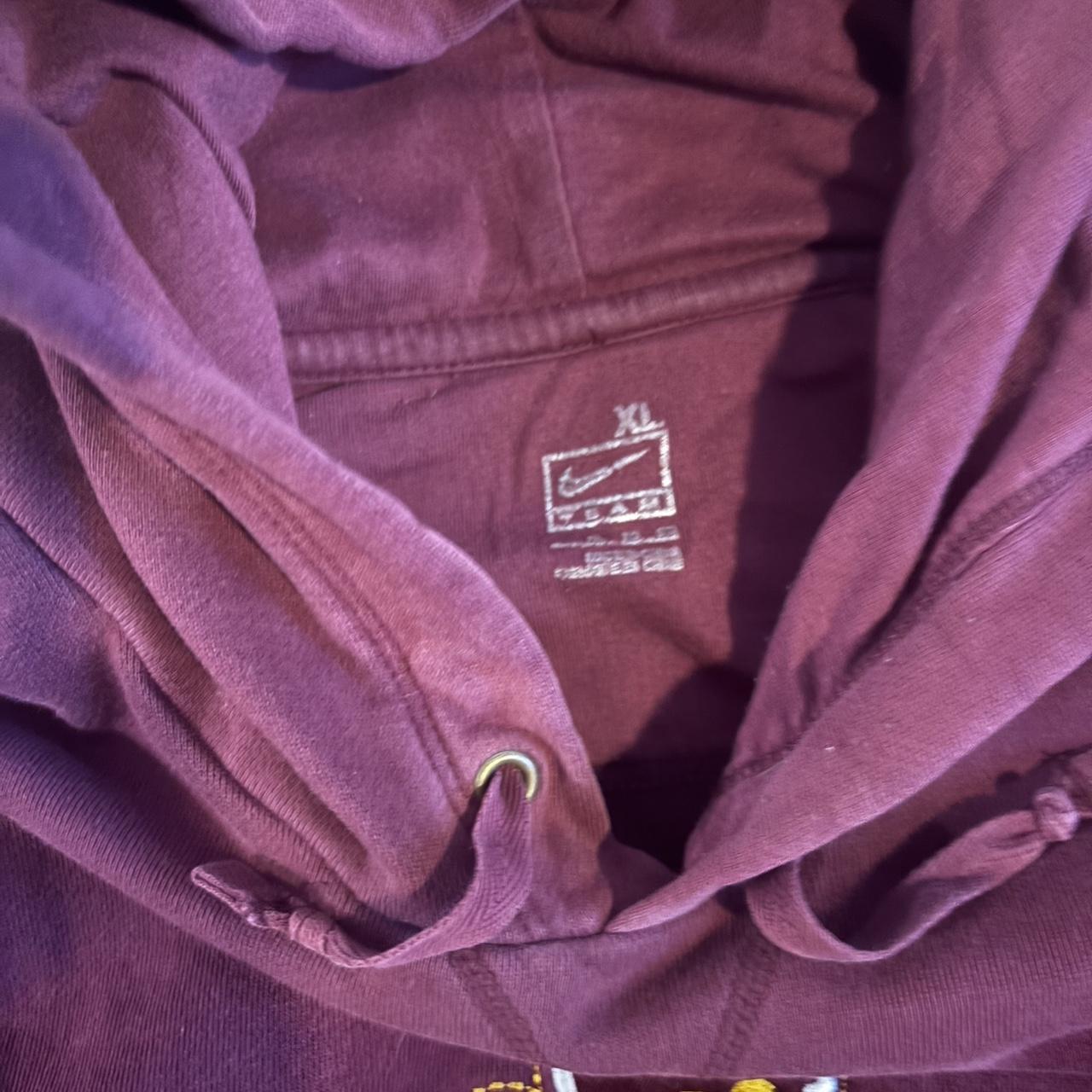 Nike Men's Hoodie - Burgundy - L – Burgundy Nike … - image 2