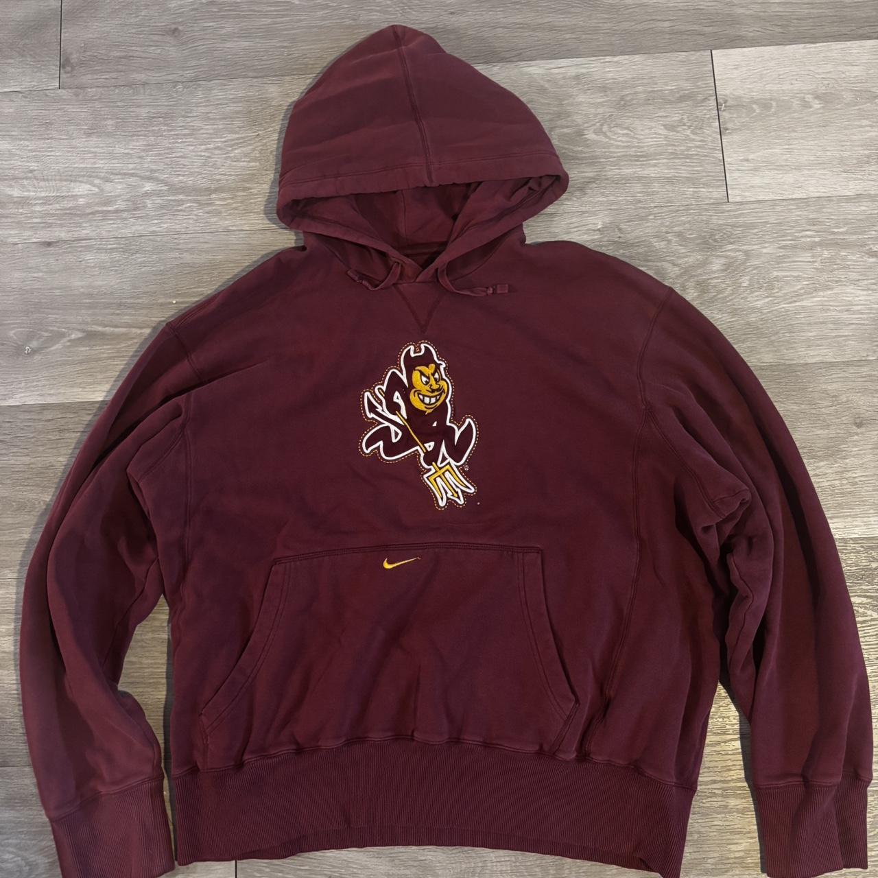 Nike Men's Hoodie - Burgundy - L – Burgundy Nike … - image 1