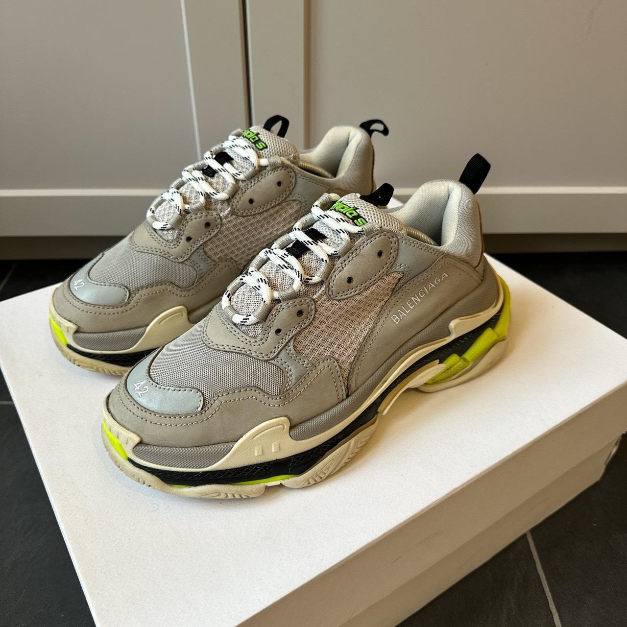 mens grey balenciaga sneakers