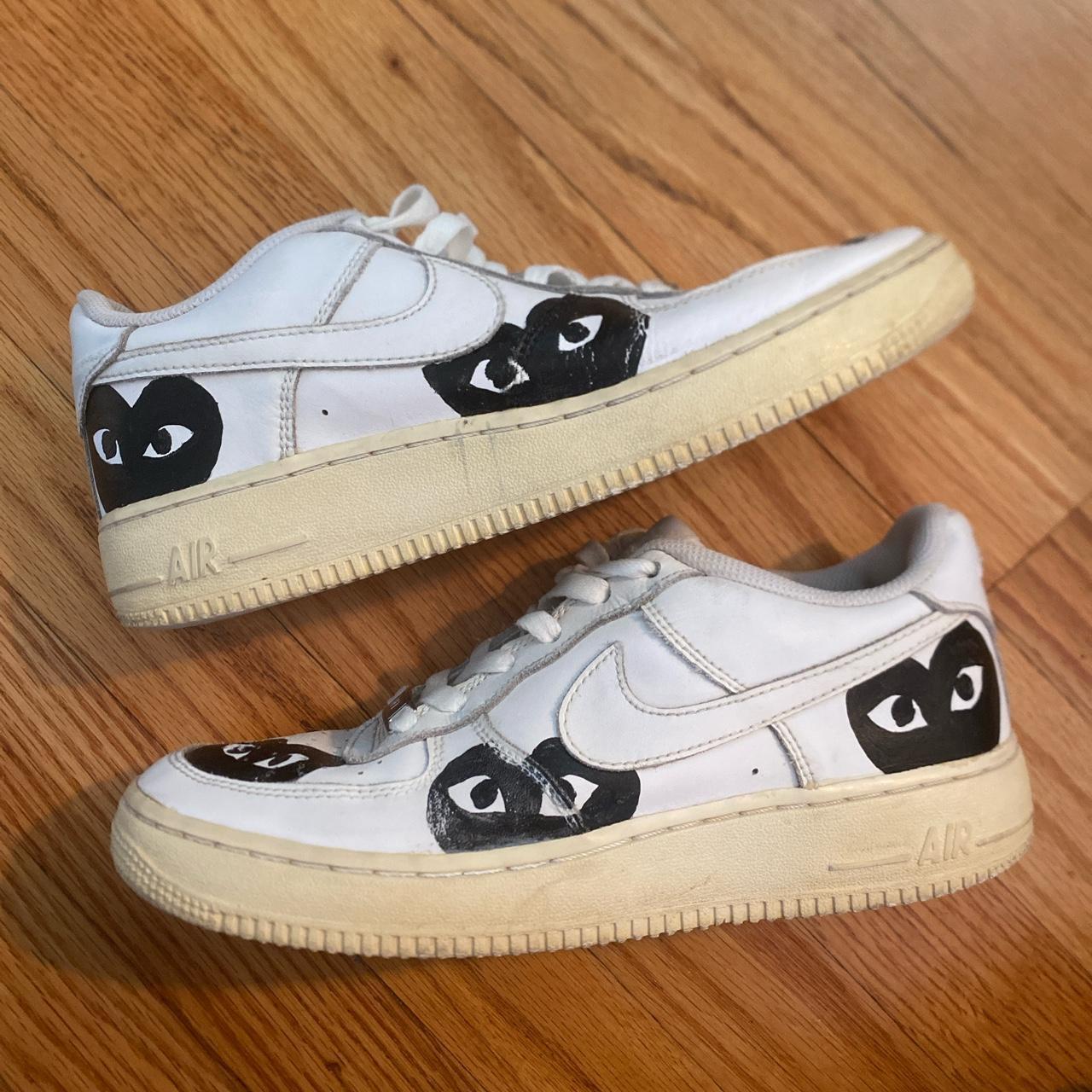 Cdg heart air force hot sale 1