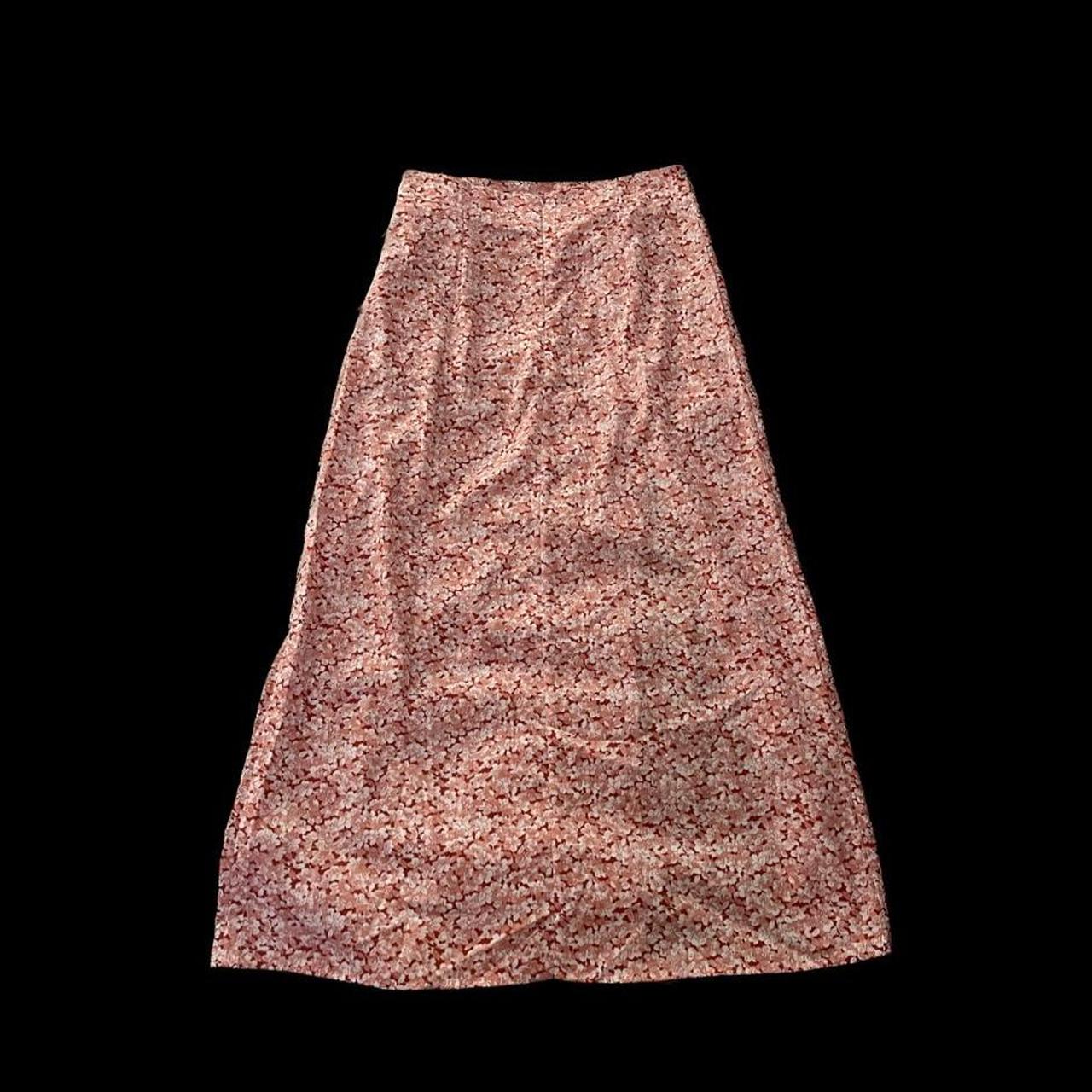 Thrifted red floral maxi skirt! #rorygilmore #y2k... - Depop