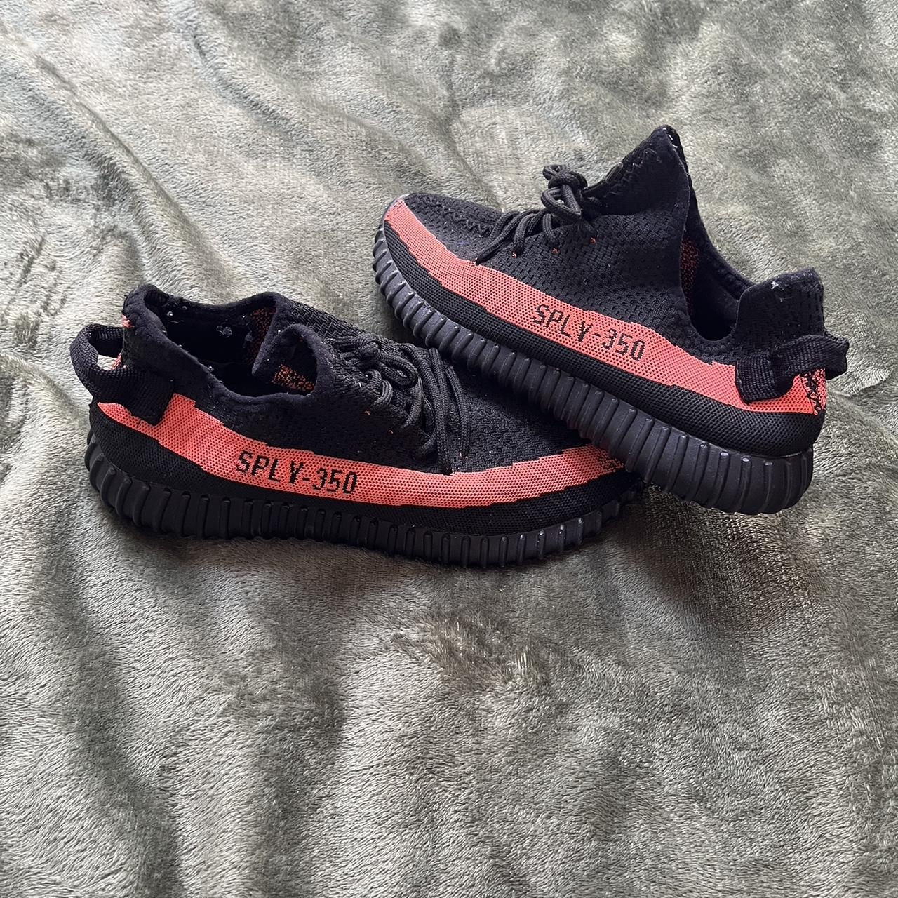 Yeezy Men's Black Trainers Depop