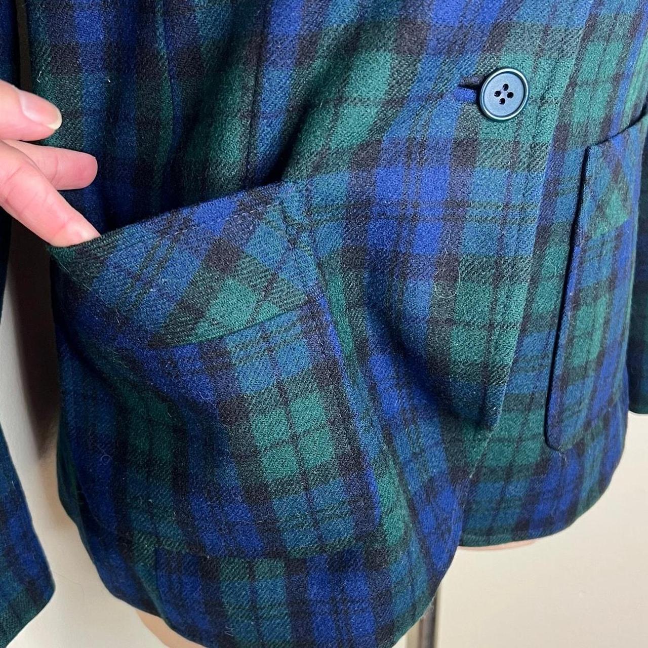 Pendleton Women's Blazer Jacket - Blue/Green - 12… - image 5