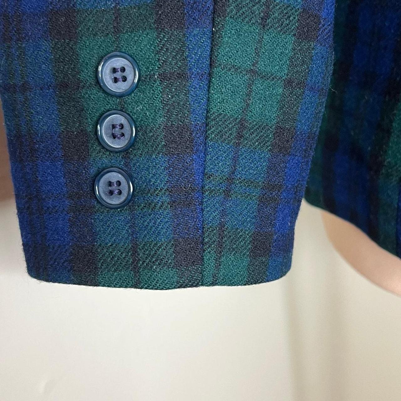 Pendleton Women's Blazer Jacket - Blue/Green - 12… - image 4