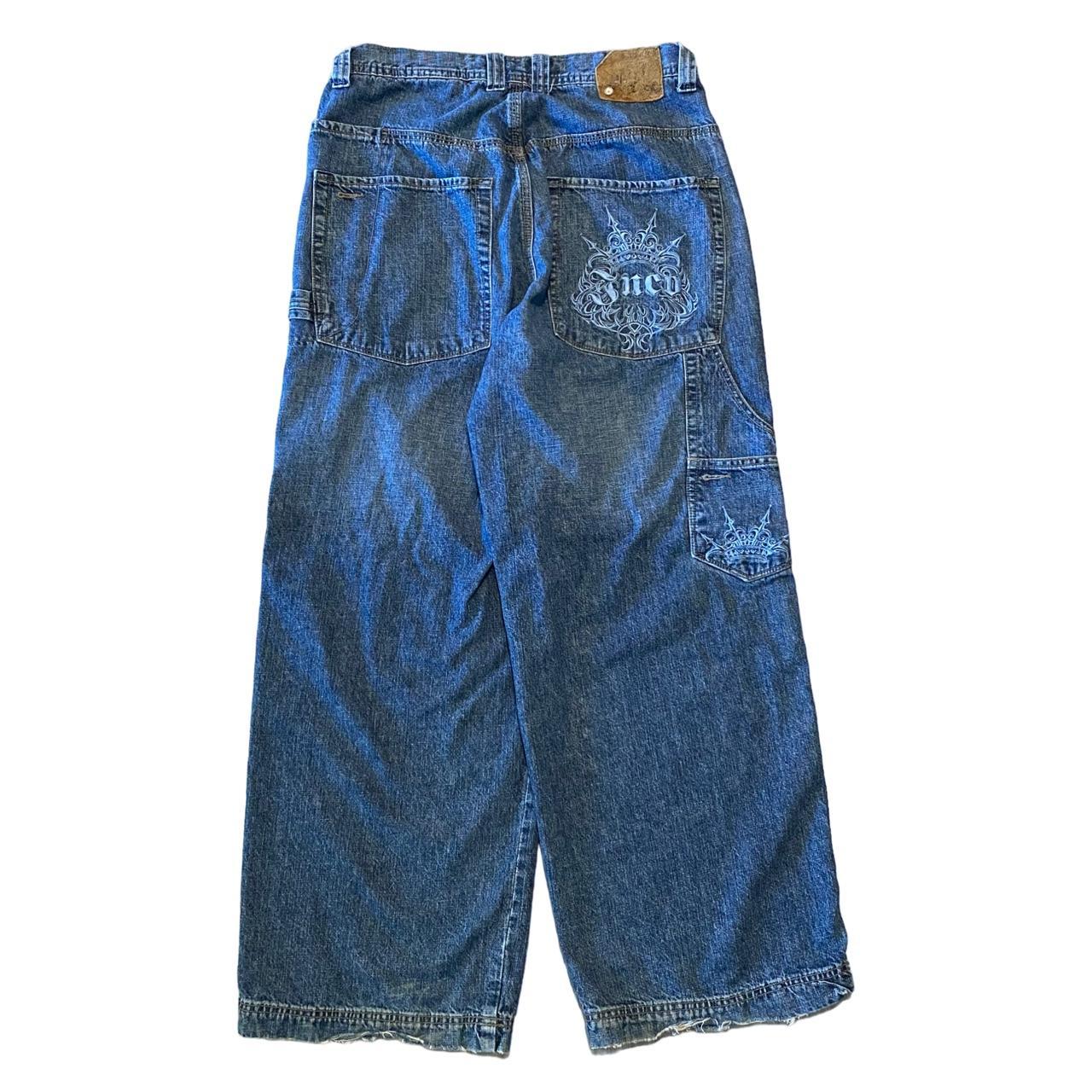 JNCO CROWN RARE JEANS LEG OPENING 11 inches... - Depop