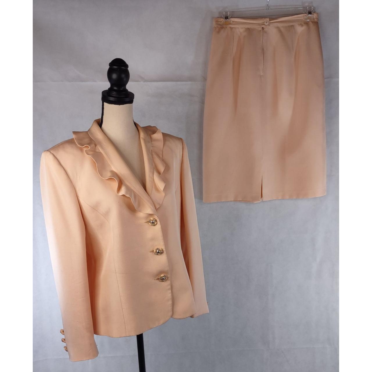 Blazer Suit and Pants Set Size: 14. A button on the - Depop