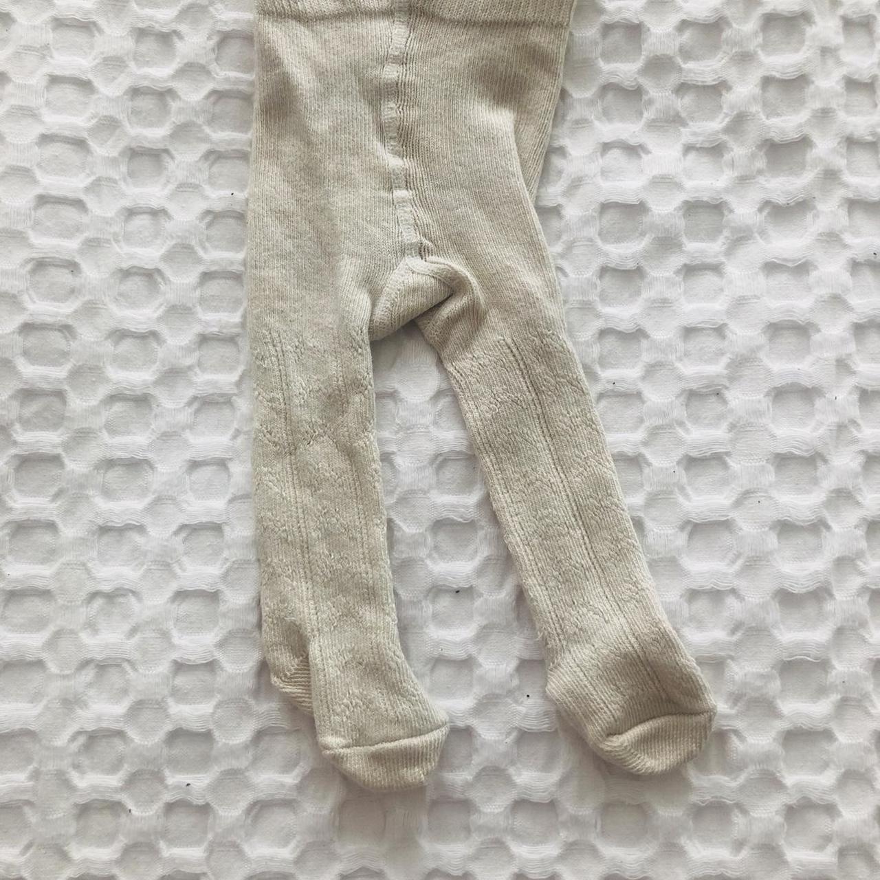 Baby girls next cream lace tights . Size first size... Depop