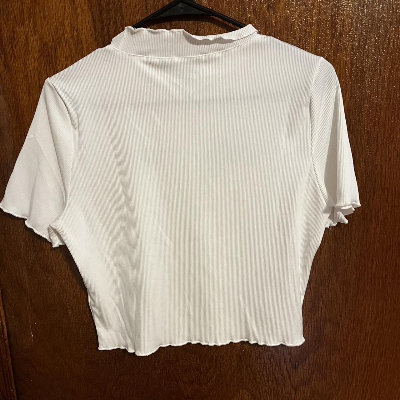 Crying anime eyes crop top, size XL. Only worn once.